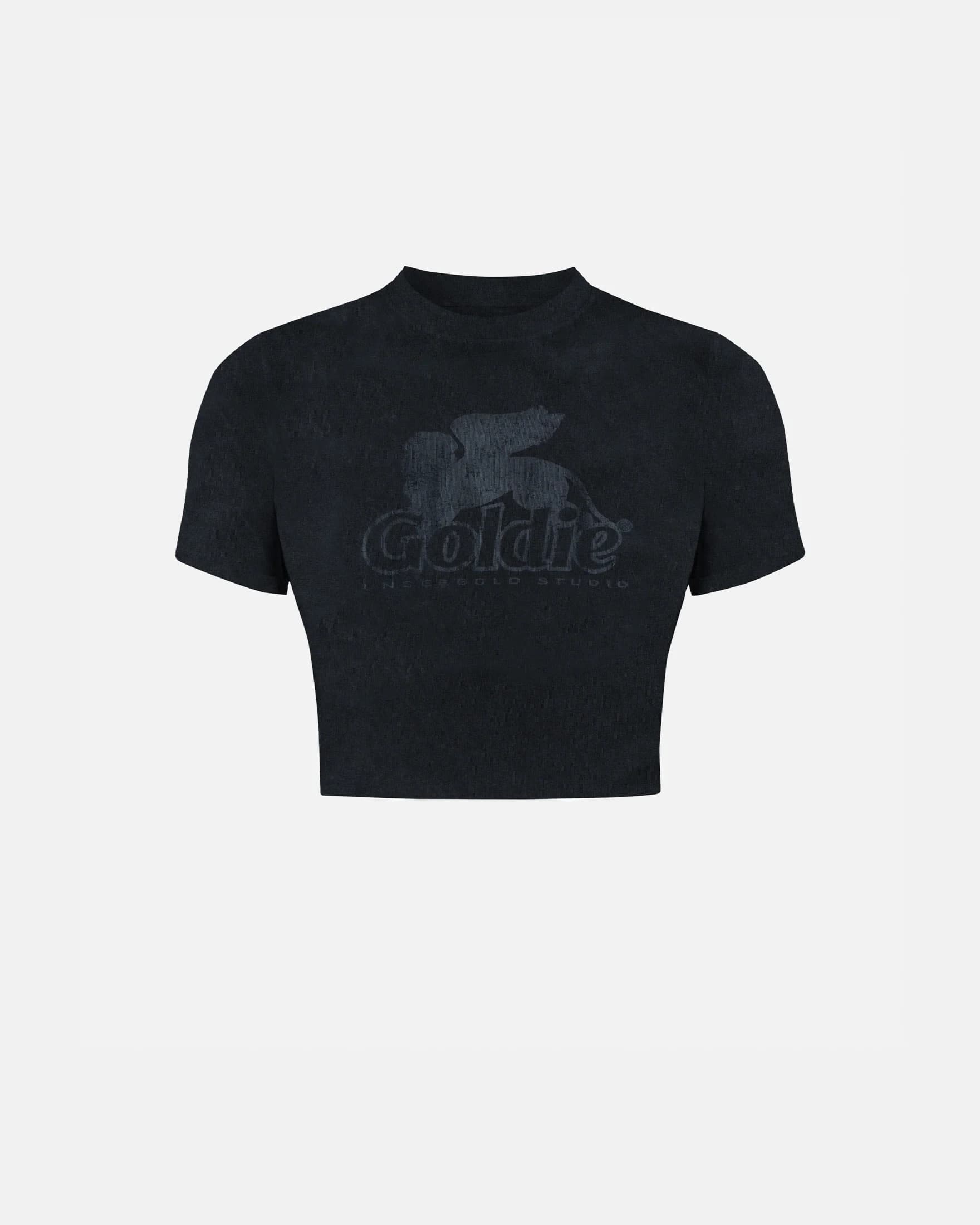 Agnus Dei UNDRGLD Baby Tee Vintage Black - imagen 7