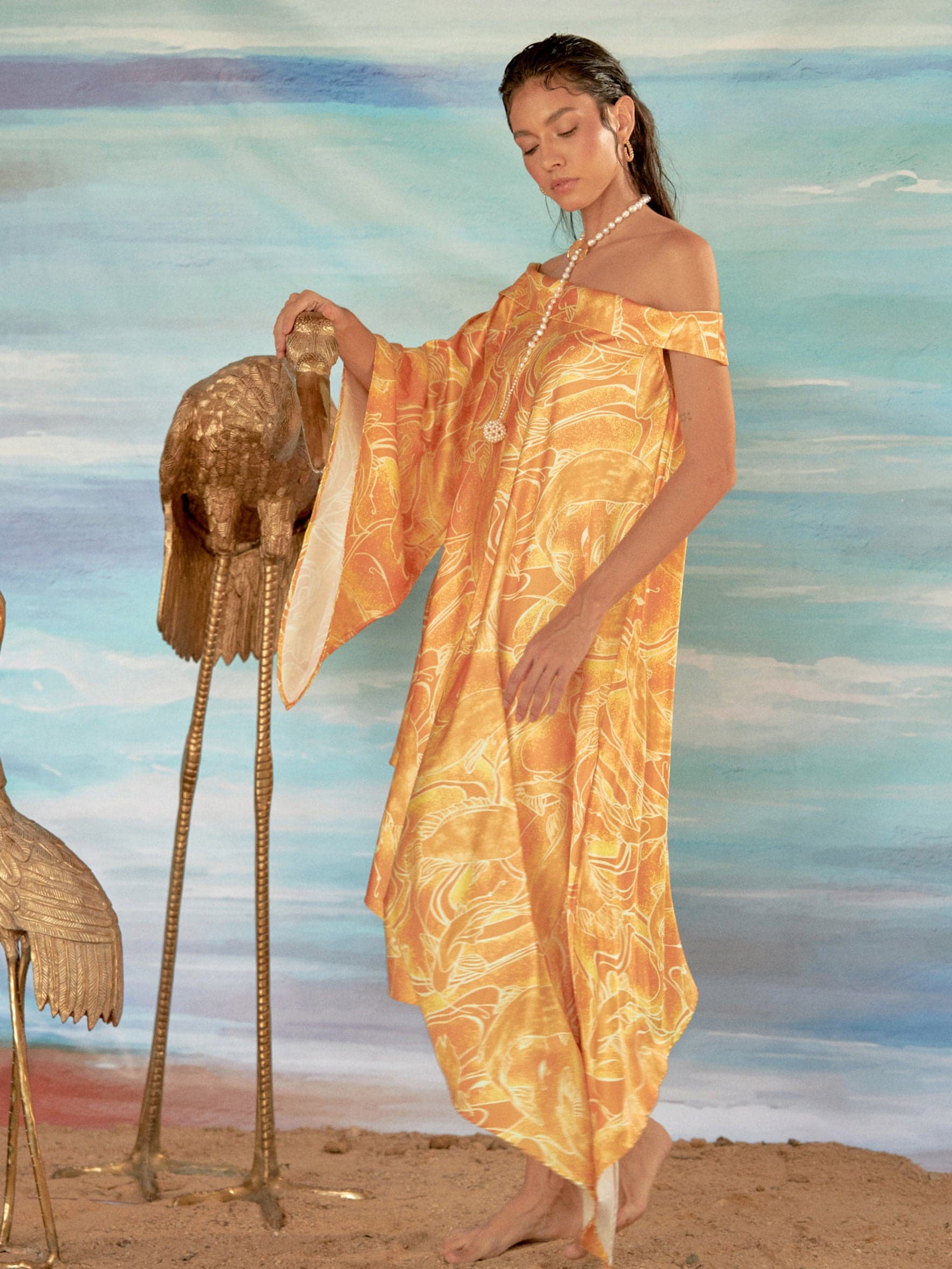 Vestido Sanai Peces Amarillos - imagen 4