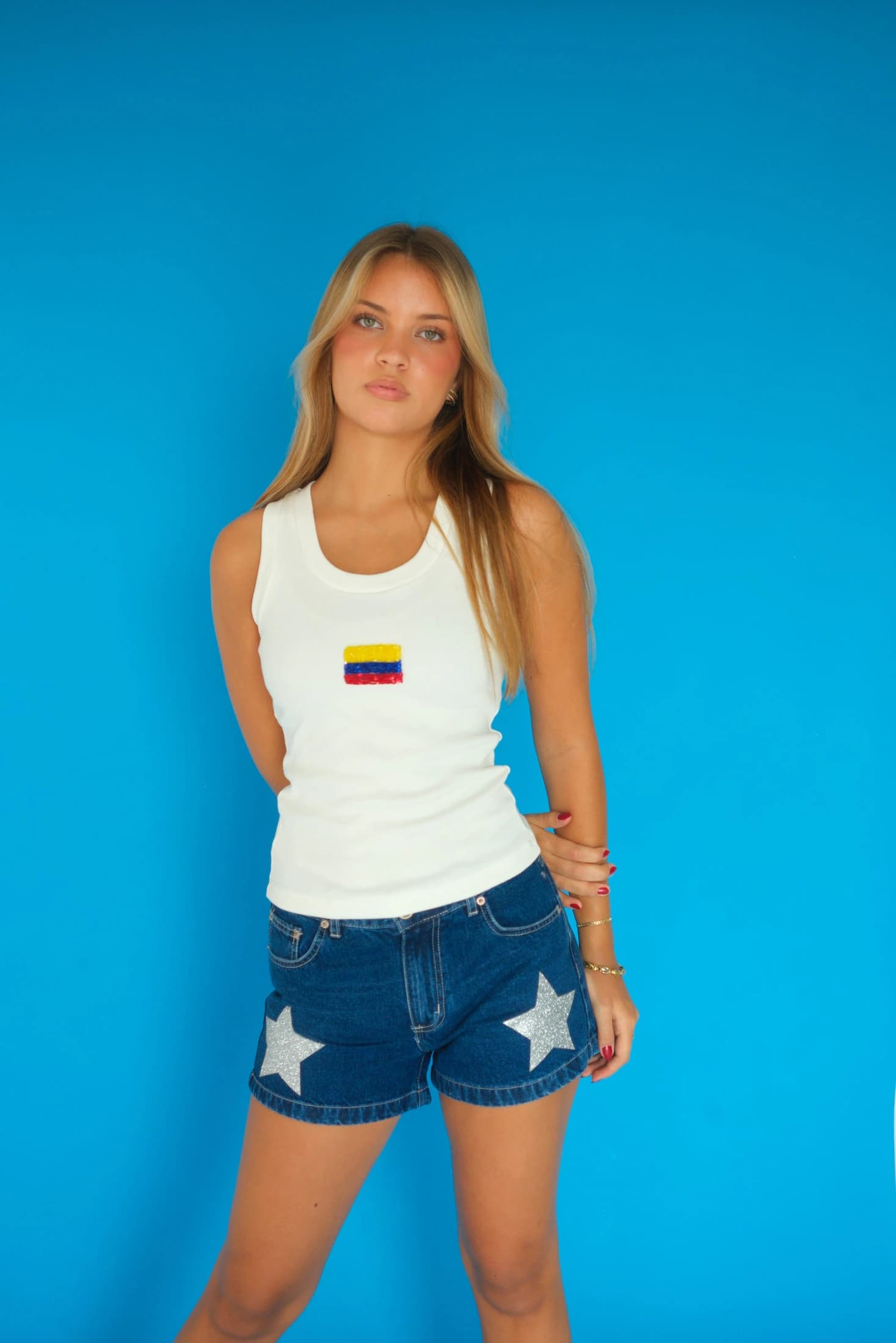Double Star Blue short