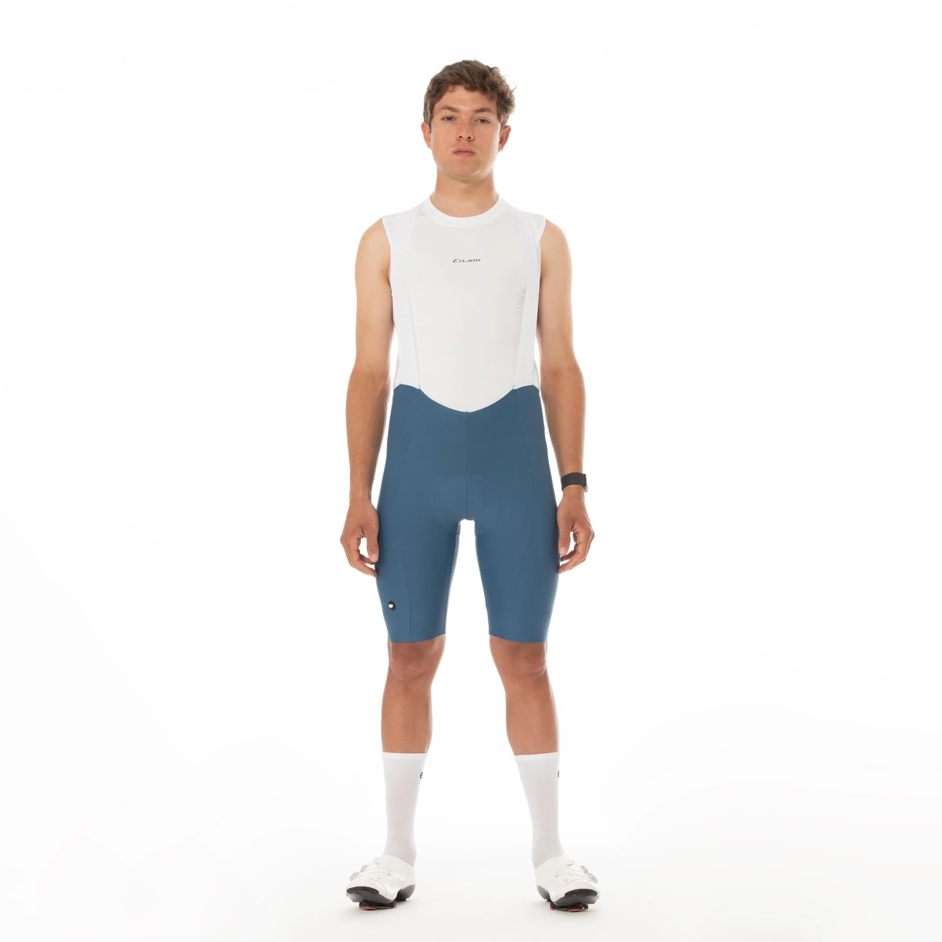 Pantaloneta Venge azul índigo con  cortes masculina - imagen 2