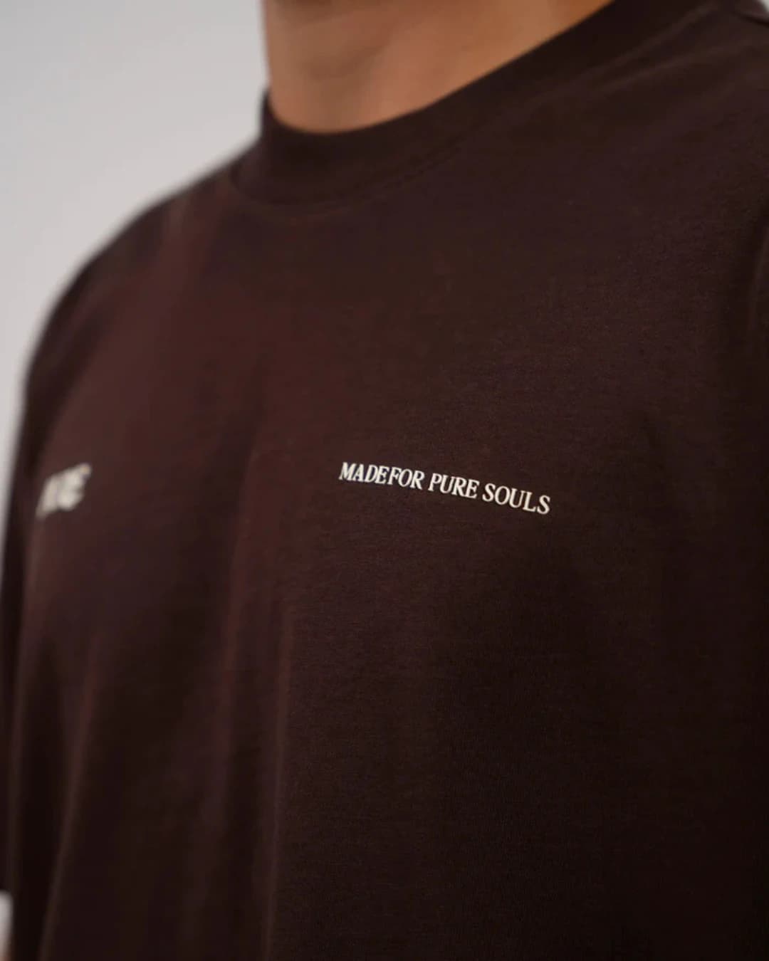 PURE BROWN REGULAR T-SHIRT - imagen 3