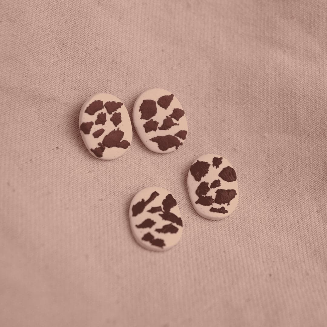 Topos Circulos Cow Print - imagen 1