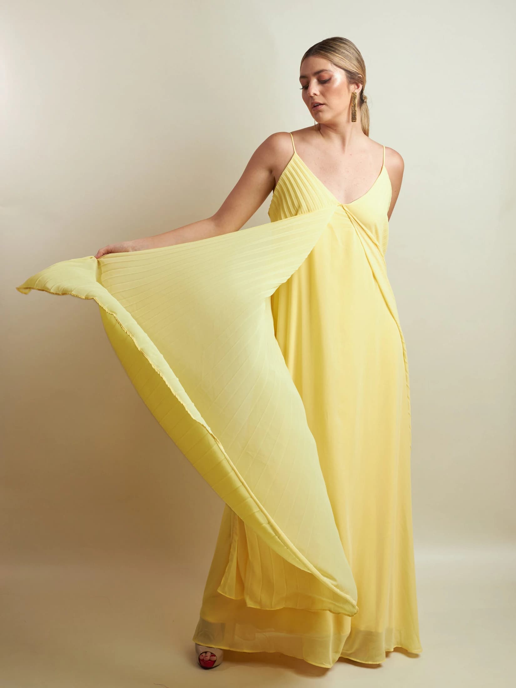 Vestido Suarez Amarillo - imagen 3