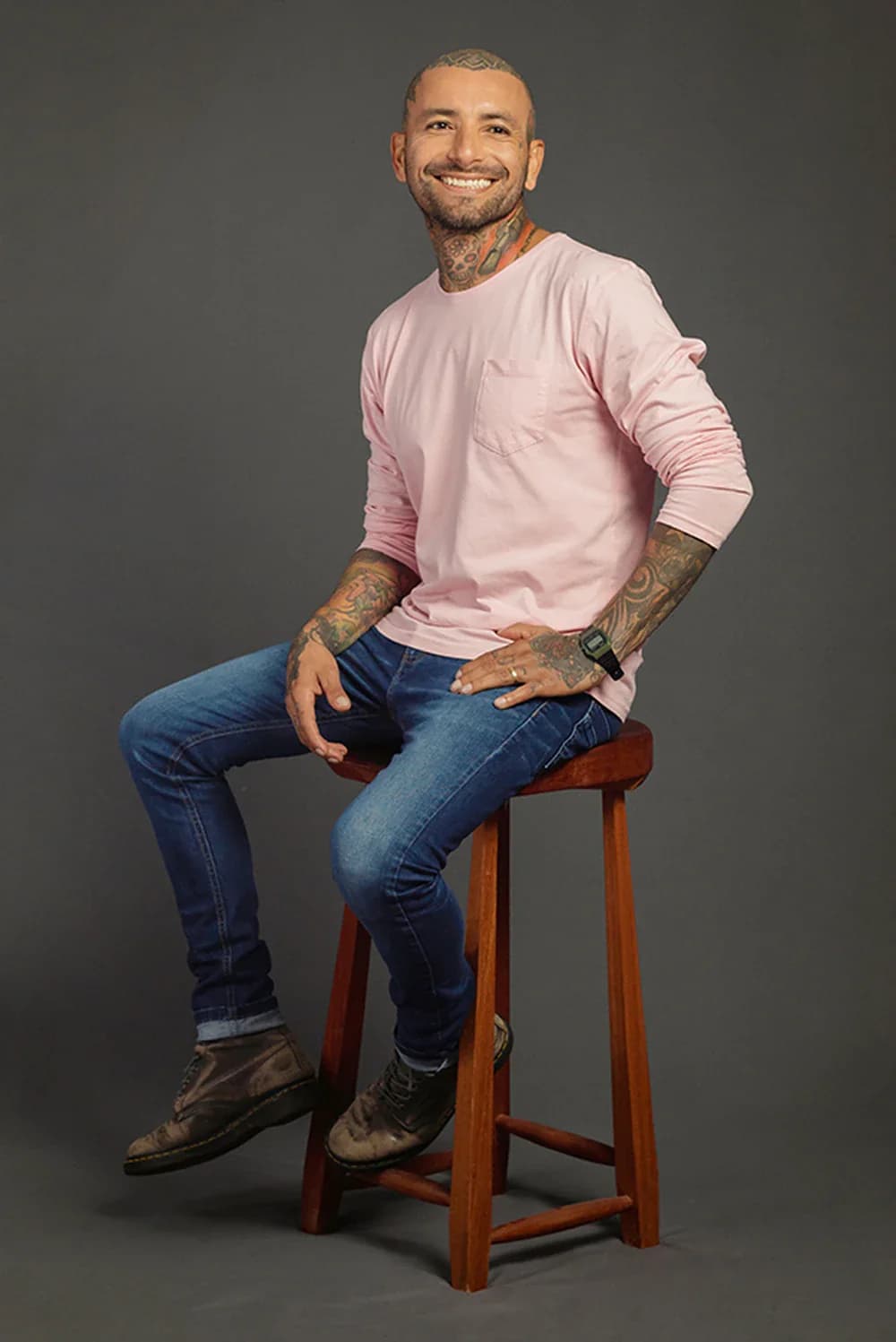Camiseta Manga Larga Cuello Redondo - imagen 6
