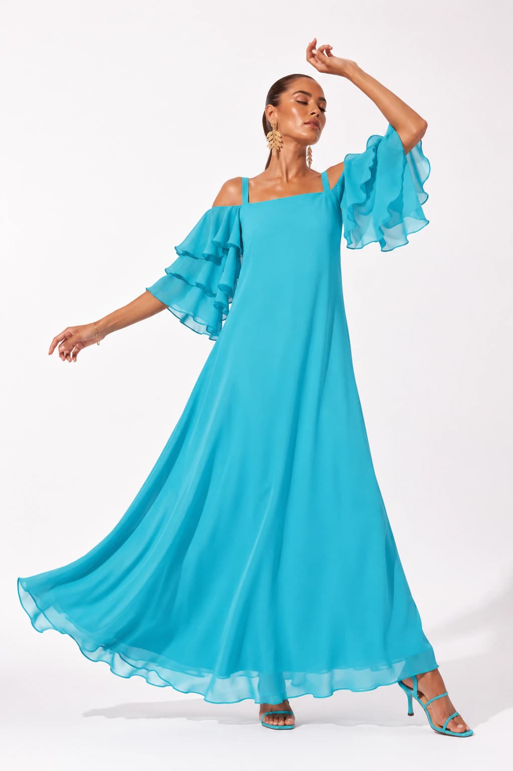 Vestido Sicilia Aguamarina - imagen 2
