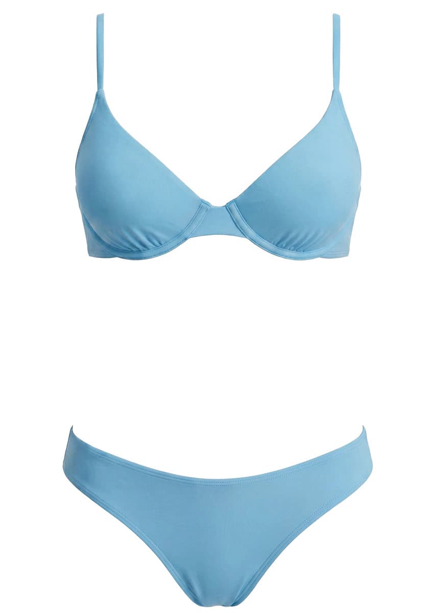 Maaji Stone Blue Sublimity Regular Rise Classic Bikini Bottom - imagen 5