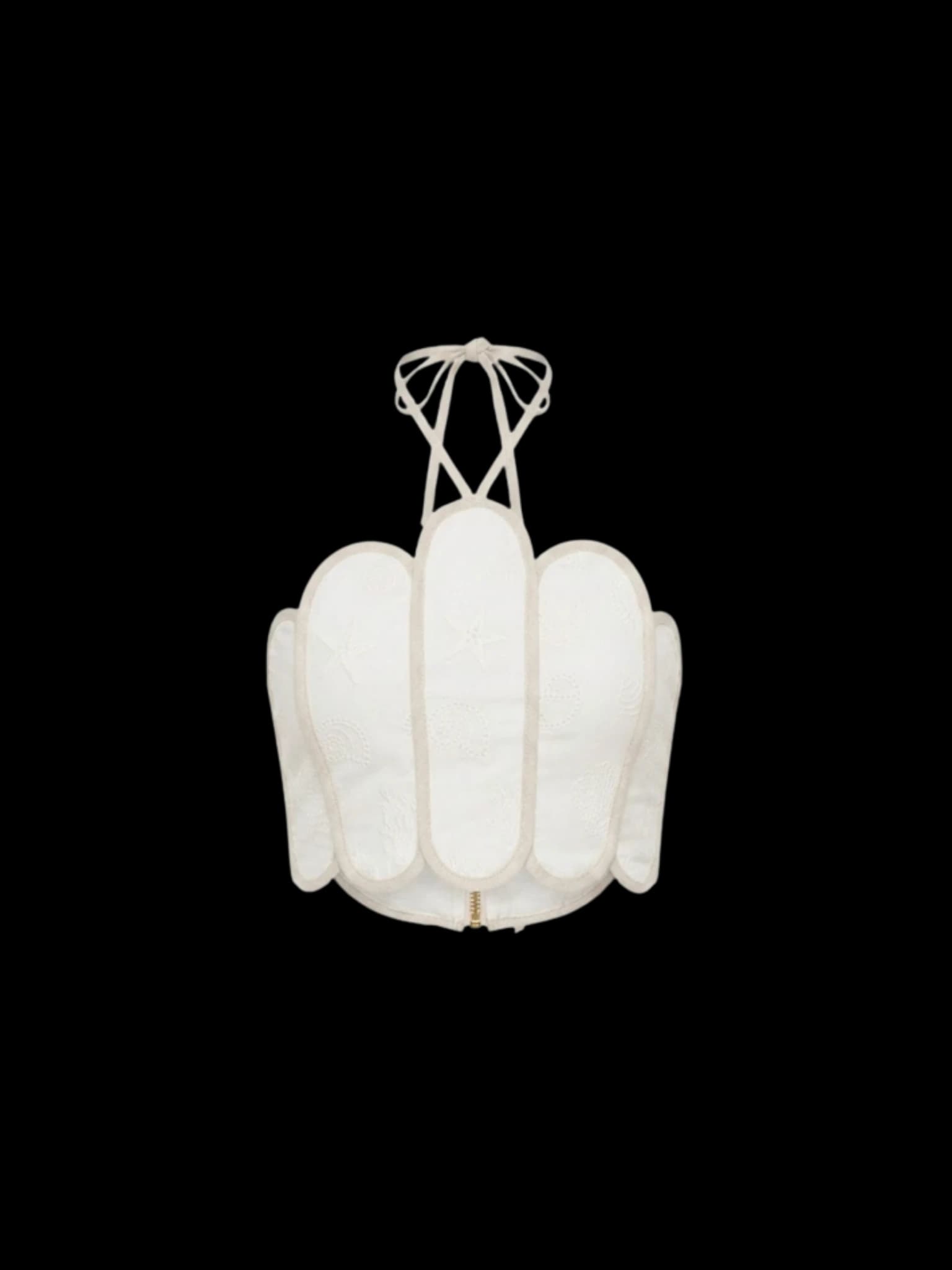 LENNY TOP IVORY SEASHELLS - imagen 1