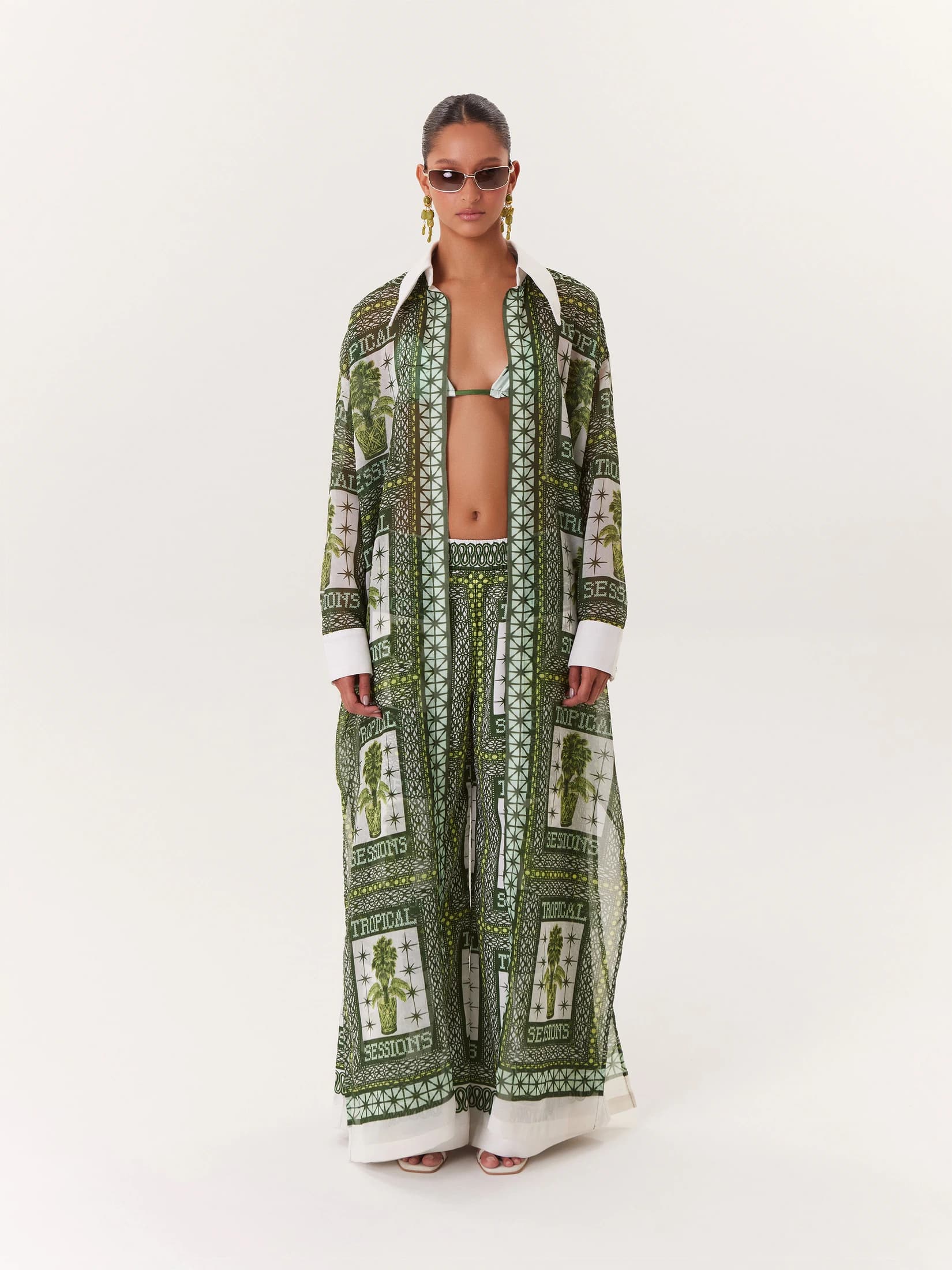 Kimono Tropical - Verde - imagen 1