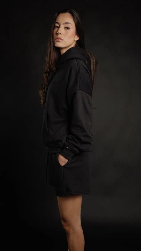 Hoodie Classic Women Negro - imagen 3