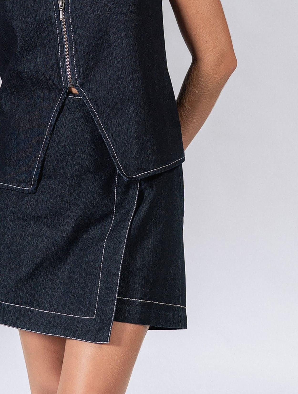 FALDA SHORT INDIGO - imagen 3