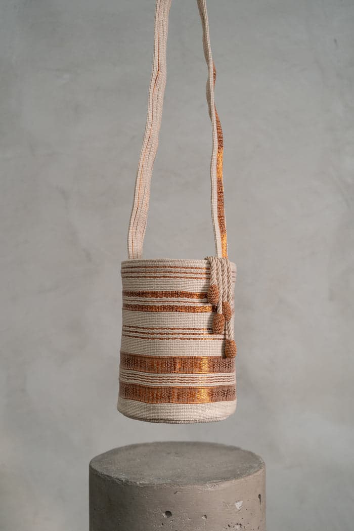 BUCKET BAG ALPACA - COBRE - imagen 2