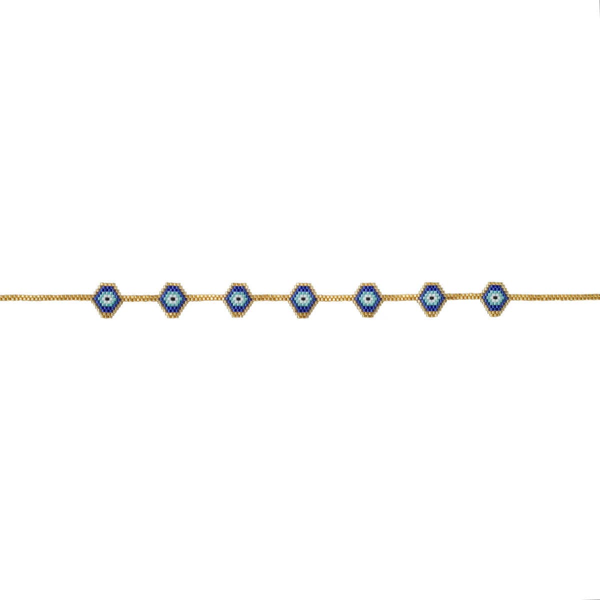 Choker Hera de Siete Ojos Mar Dorado - imagen 1