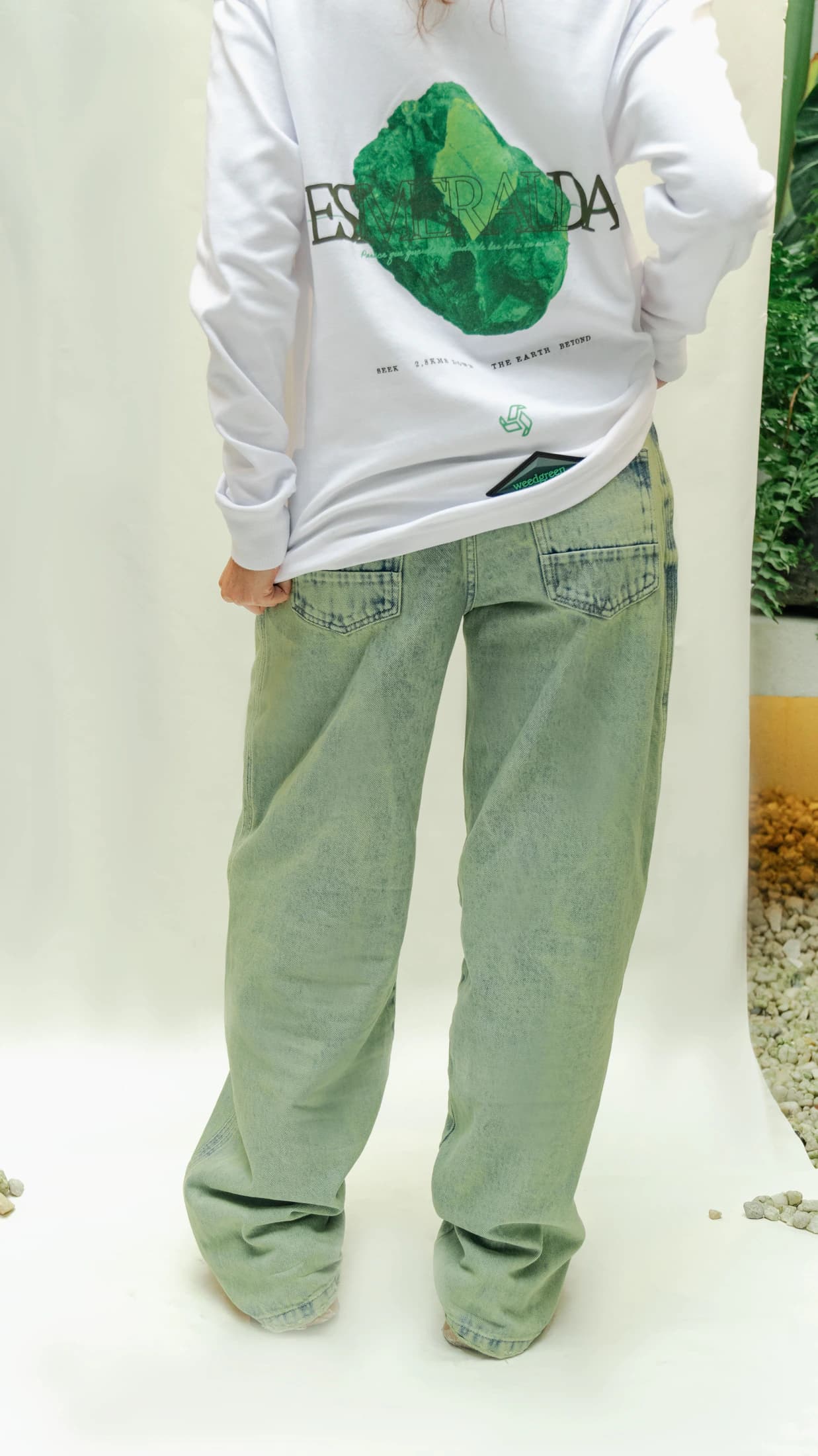 JEAN MUJER AGATA VERDE - imagen 3