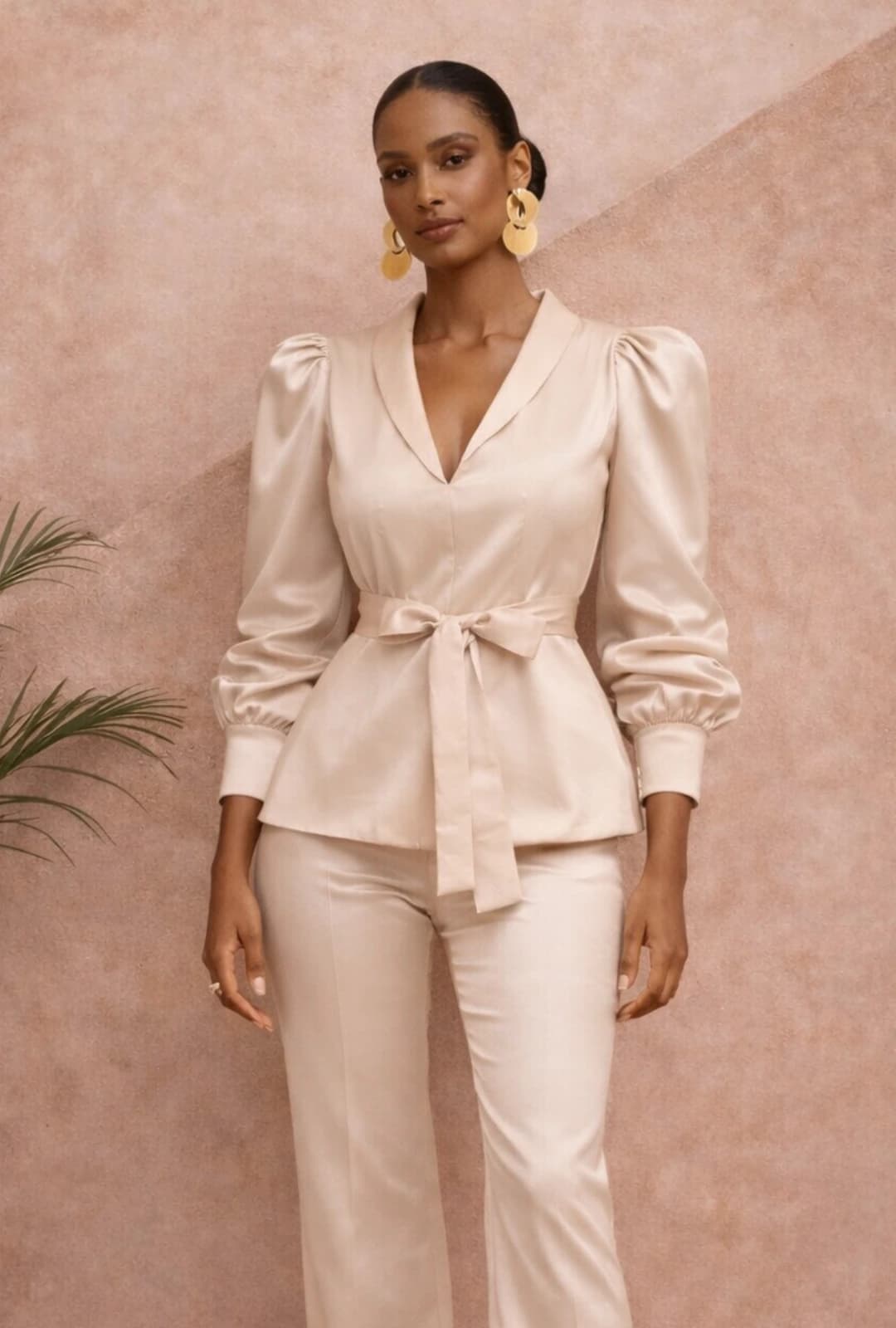 Blusa Lecricia marfil - imagen 3