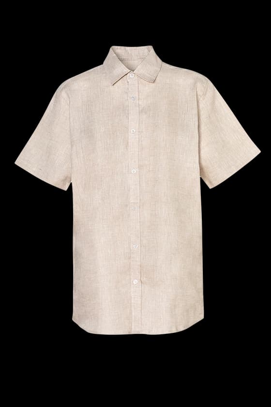 Camisa Manga Corta Kaki