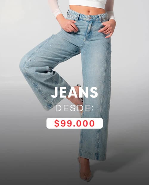 Venta cruzada – Mujer – Jean desde $99,000 - imagen 1