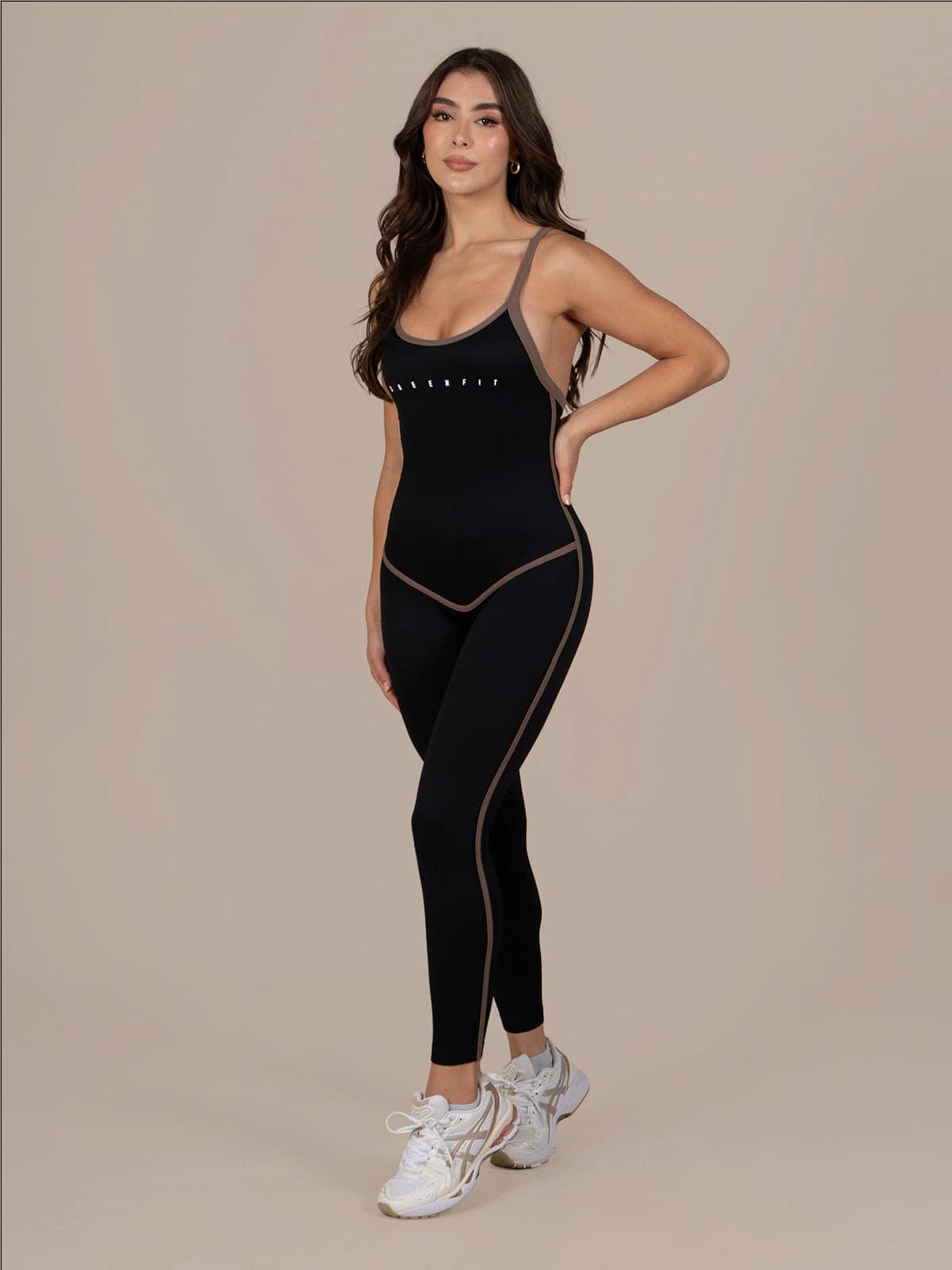 Enterizo Frida Seamless Espresso - imagen 2