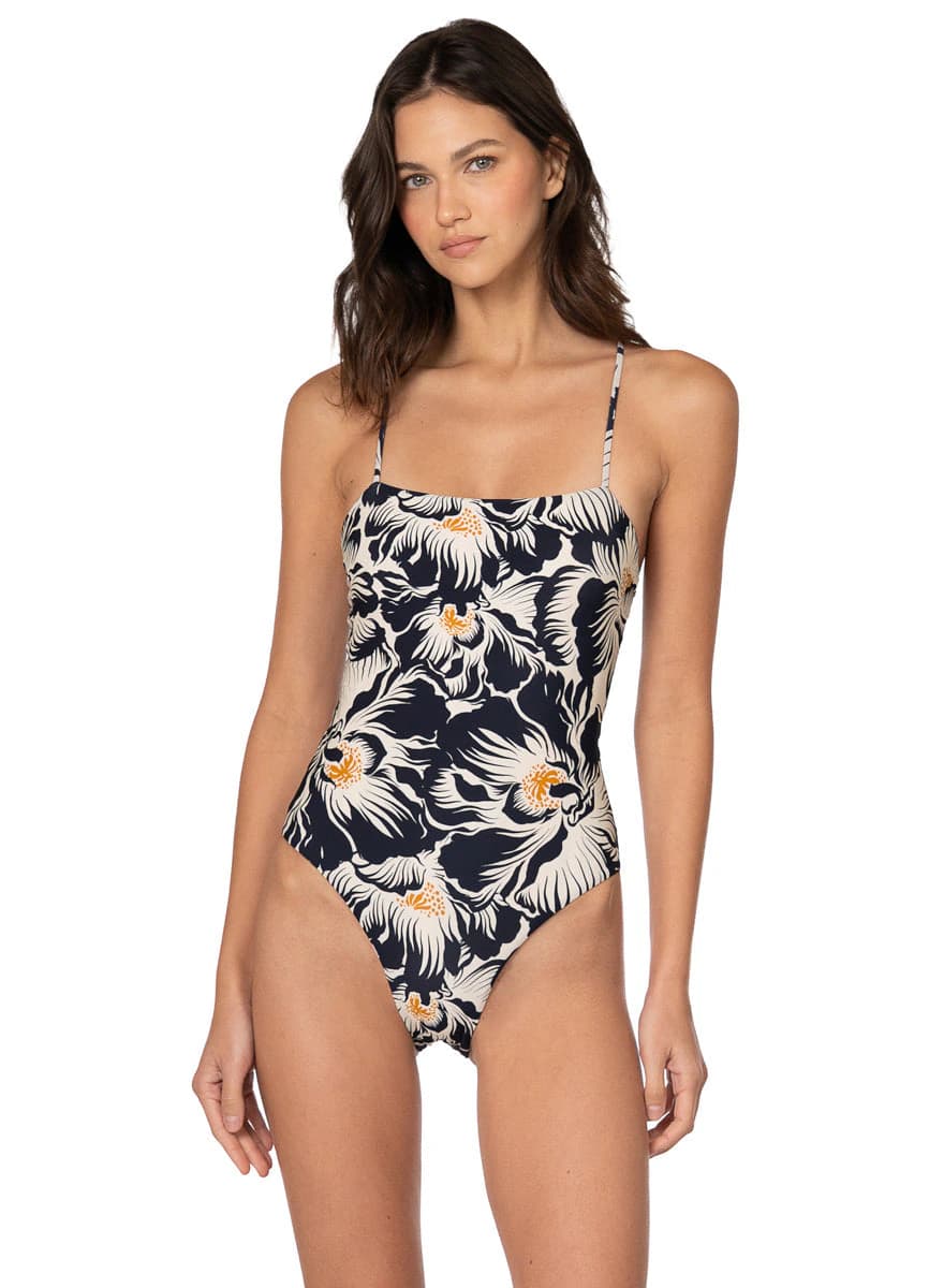 Maaji Delft Flowers Gypsies Signature Cut Classic One Piece - imagen 1