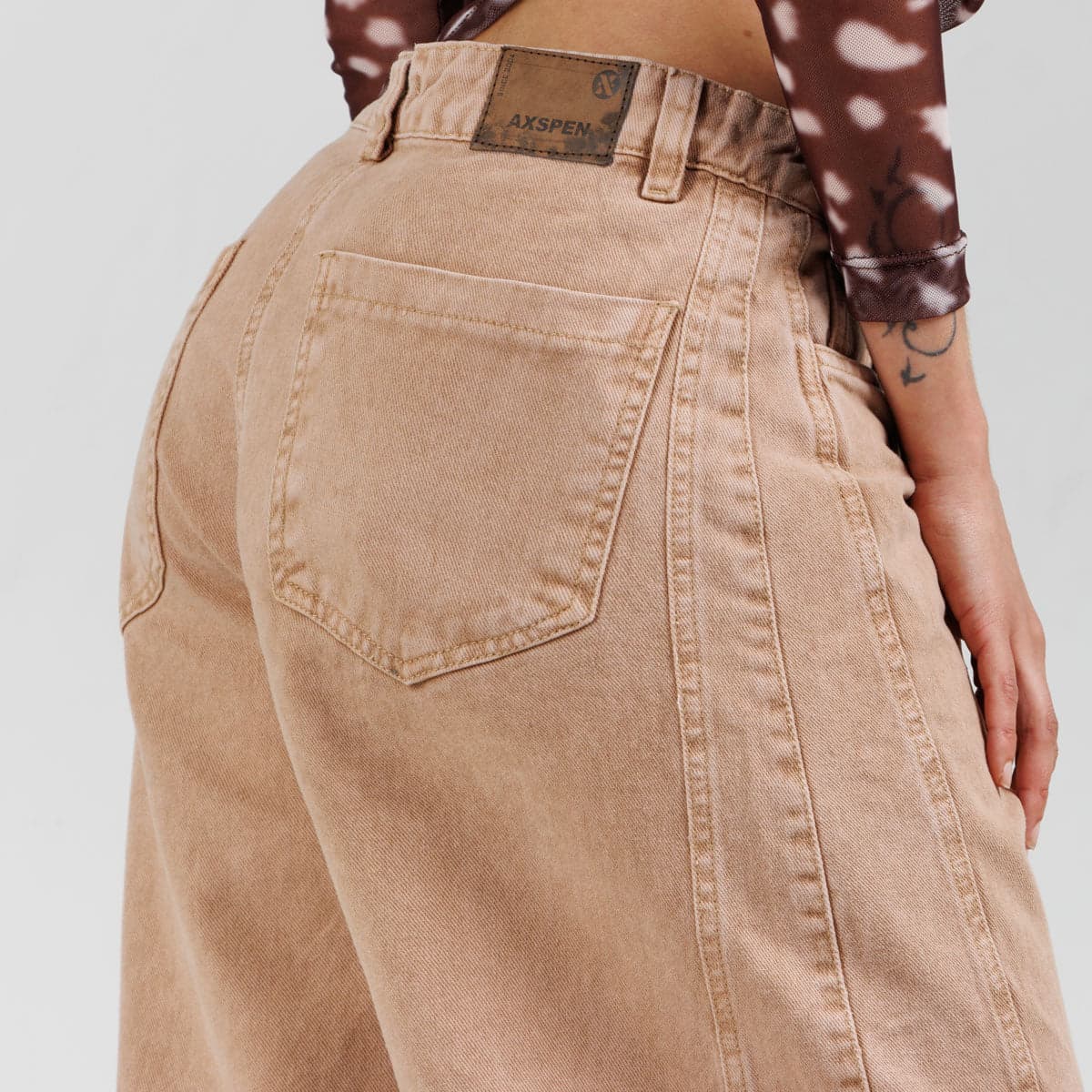 Jean Baggy Camel Ax-2822 Rigido - imagen 4