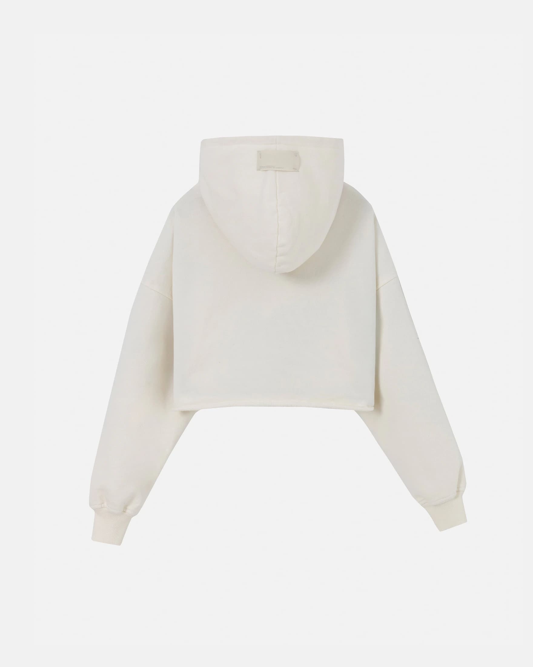 W Stardust Symbol Cropped Hoodie White - imagen 3