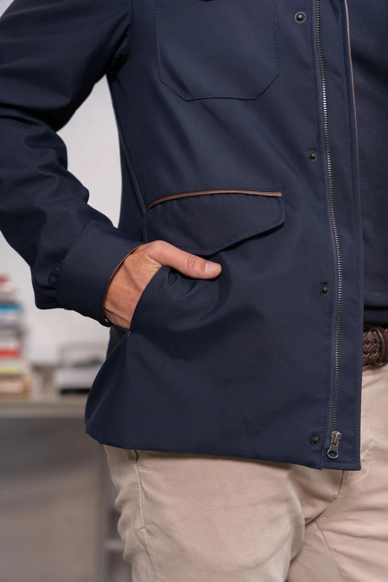 Chaqueta Britanica Hombre Azul Oscuro - imagen 5