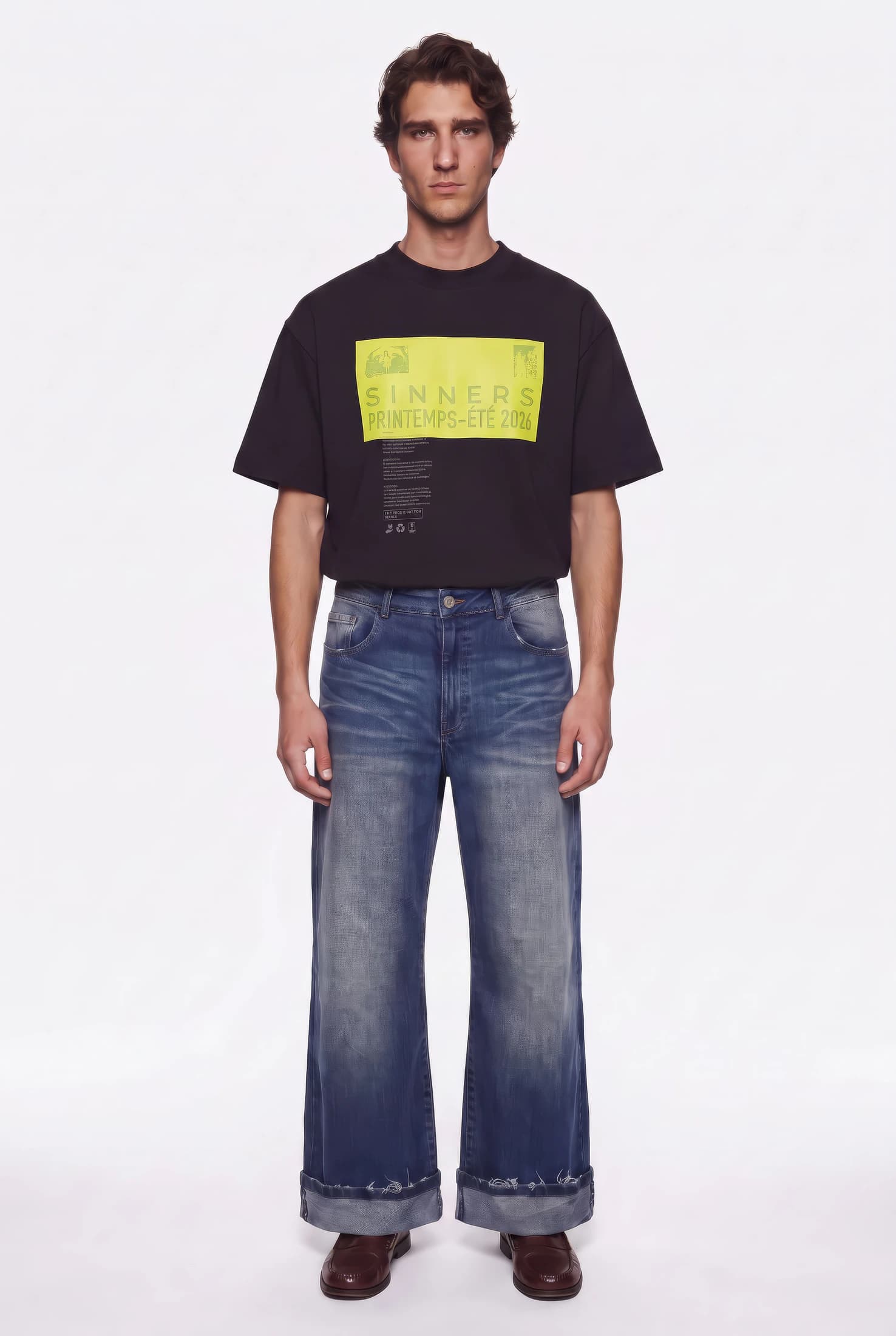 PRE-CAUCION BLACK T-SHIRT - imagen 5