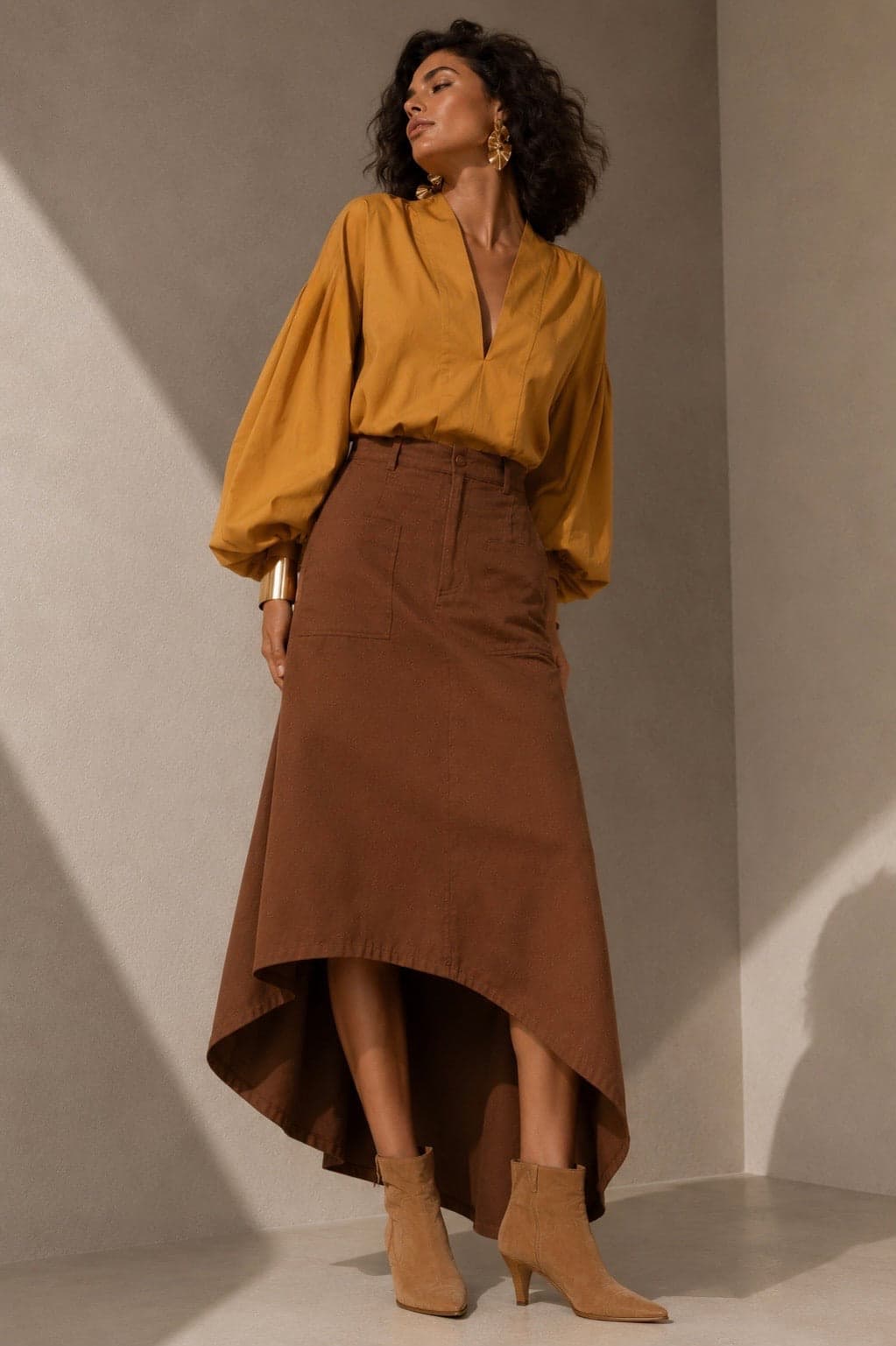 Blusa Polonia mostaza - imagen 3