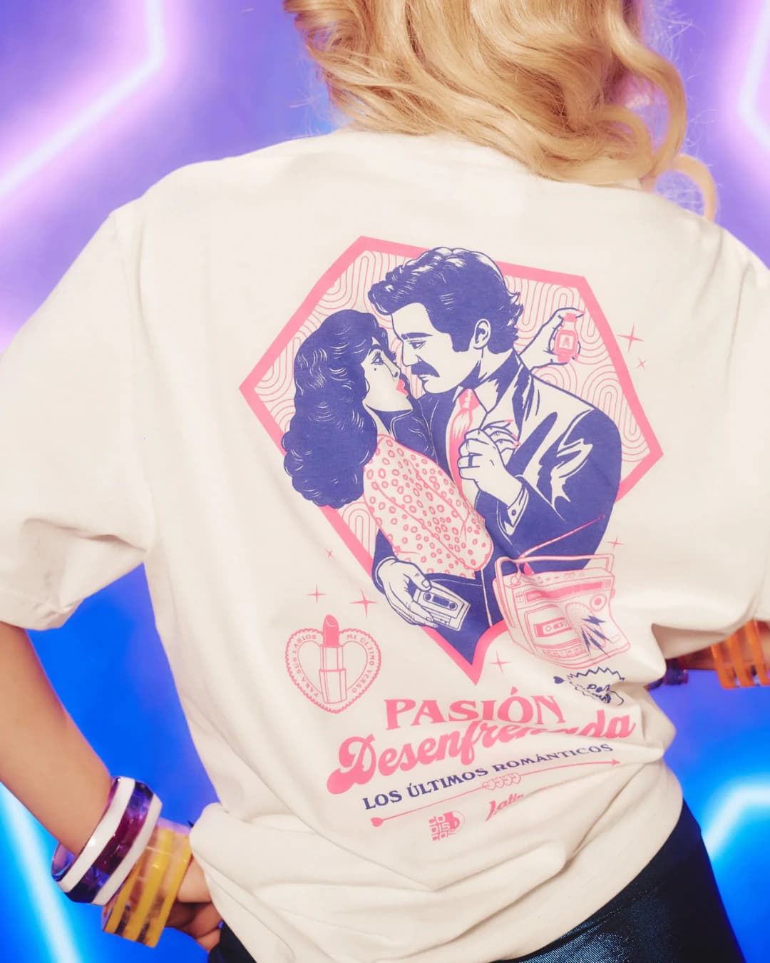 CAMISETA PASION DESENFRENADA CREMA - imagen 3
