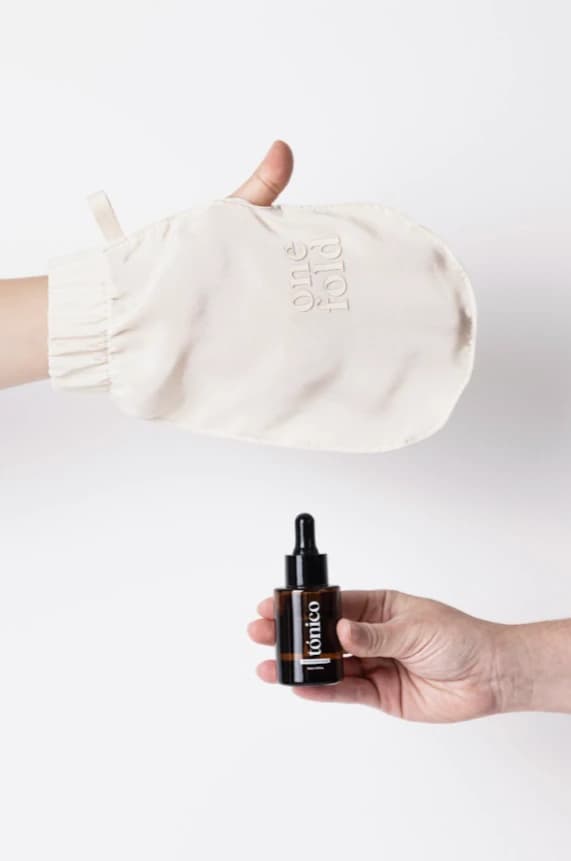 GUANTE EXFOLIANTE + TONICO KIT - imagen 1
