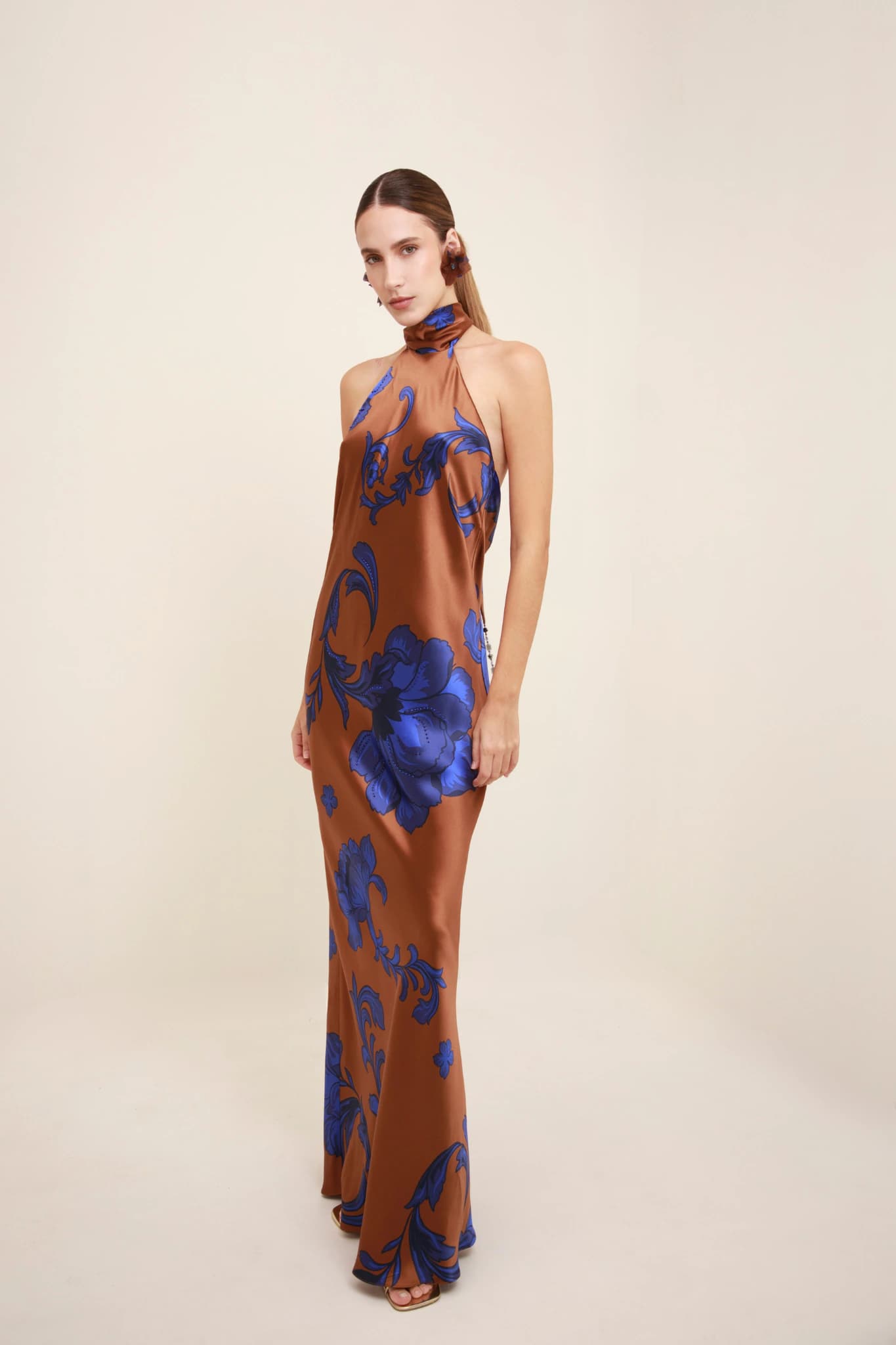 Mikaela Brown Dress - imagen 1