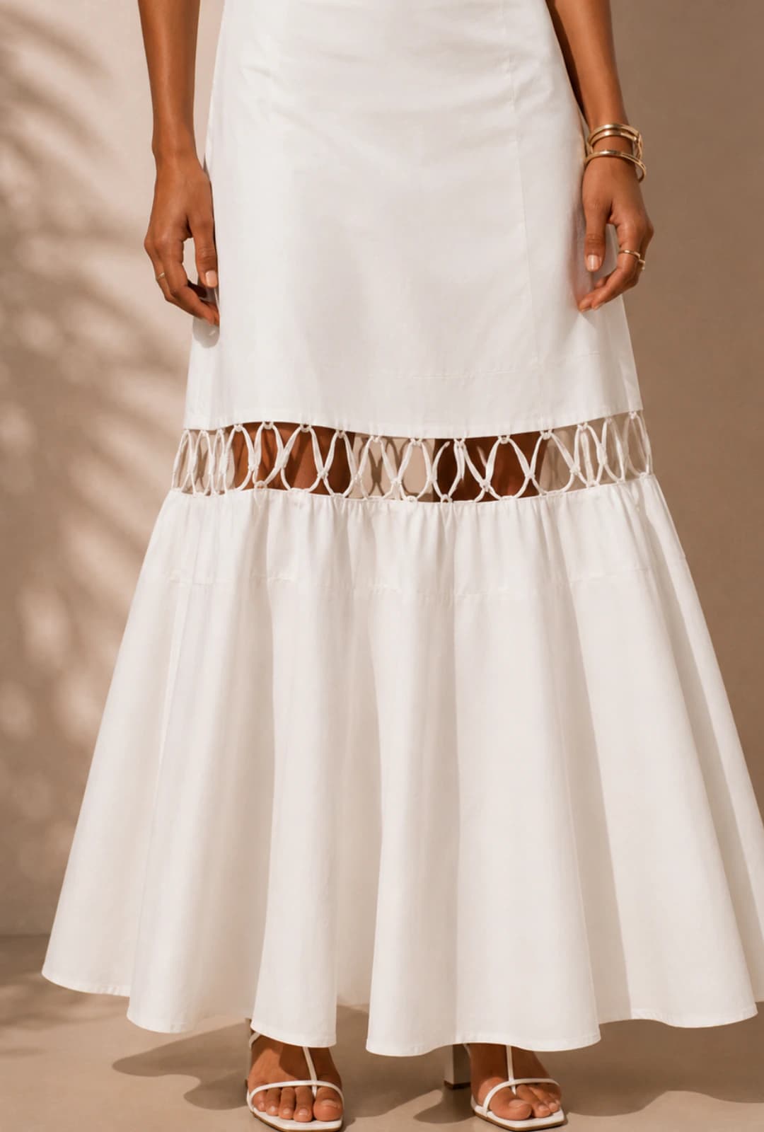 Falda Aguadas Blanco - imagen 4