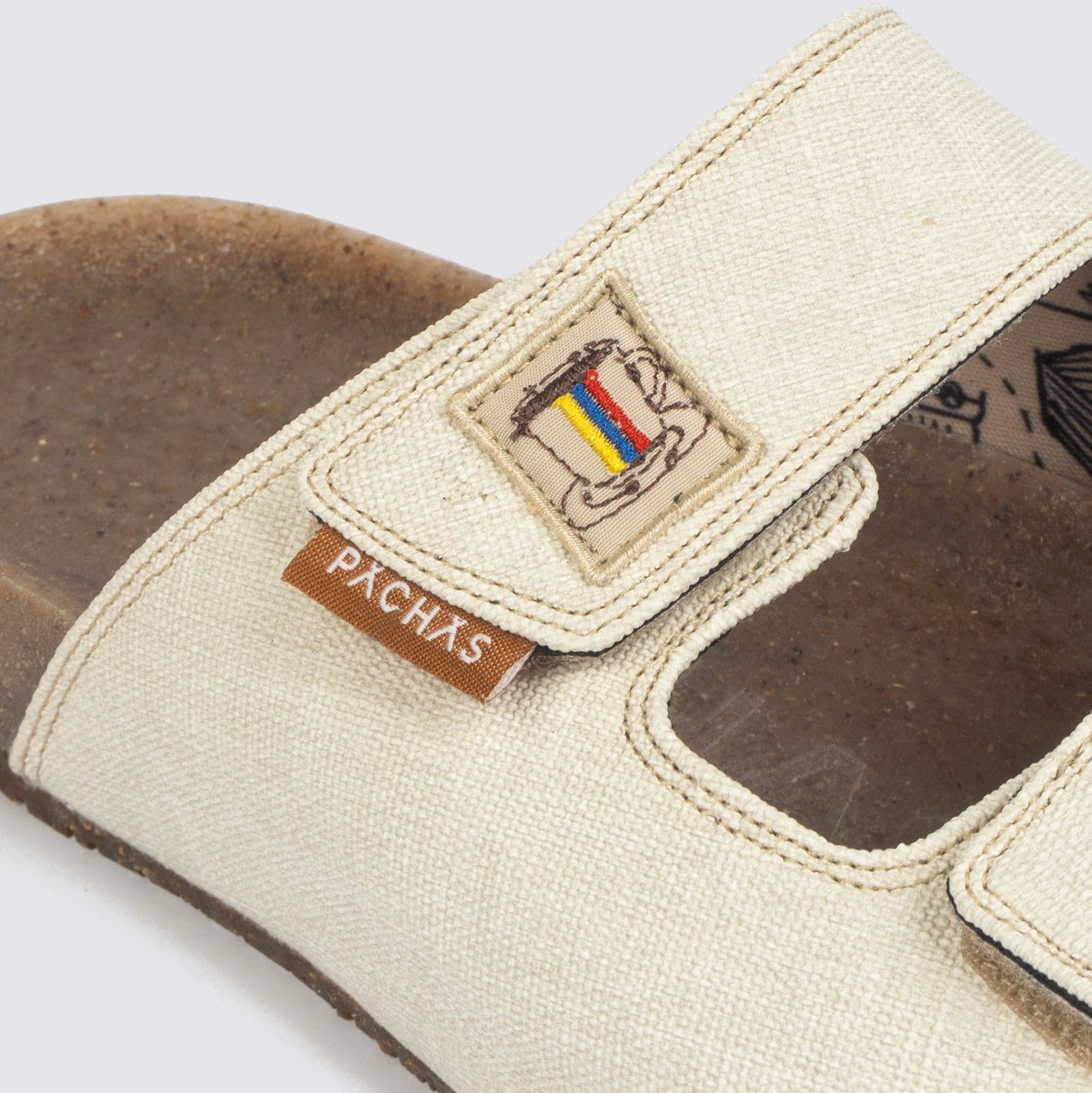Sandalias dos correas "Bitacora" Blanca - imagen 4