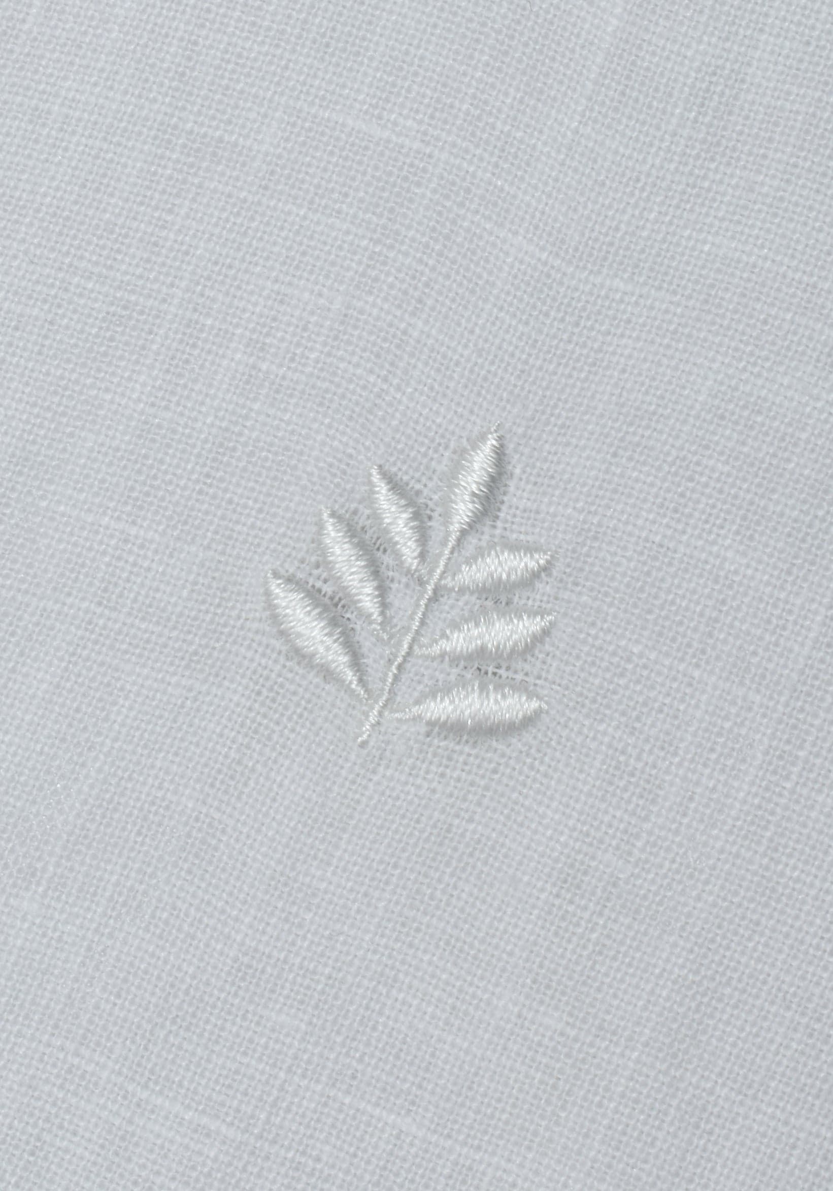 Camisa Lino Cuello Nerú Blanco - imagen 2