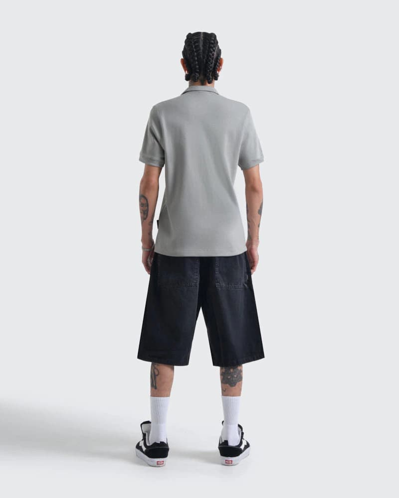Polo Relaxed Fit Gris Cemento - imagen 7