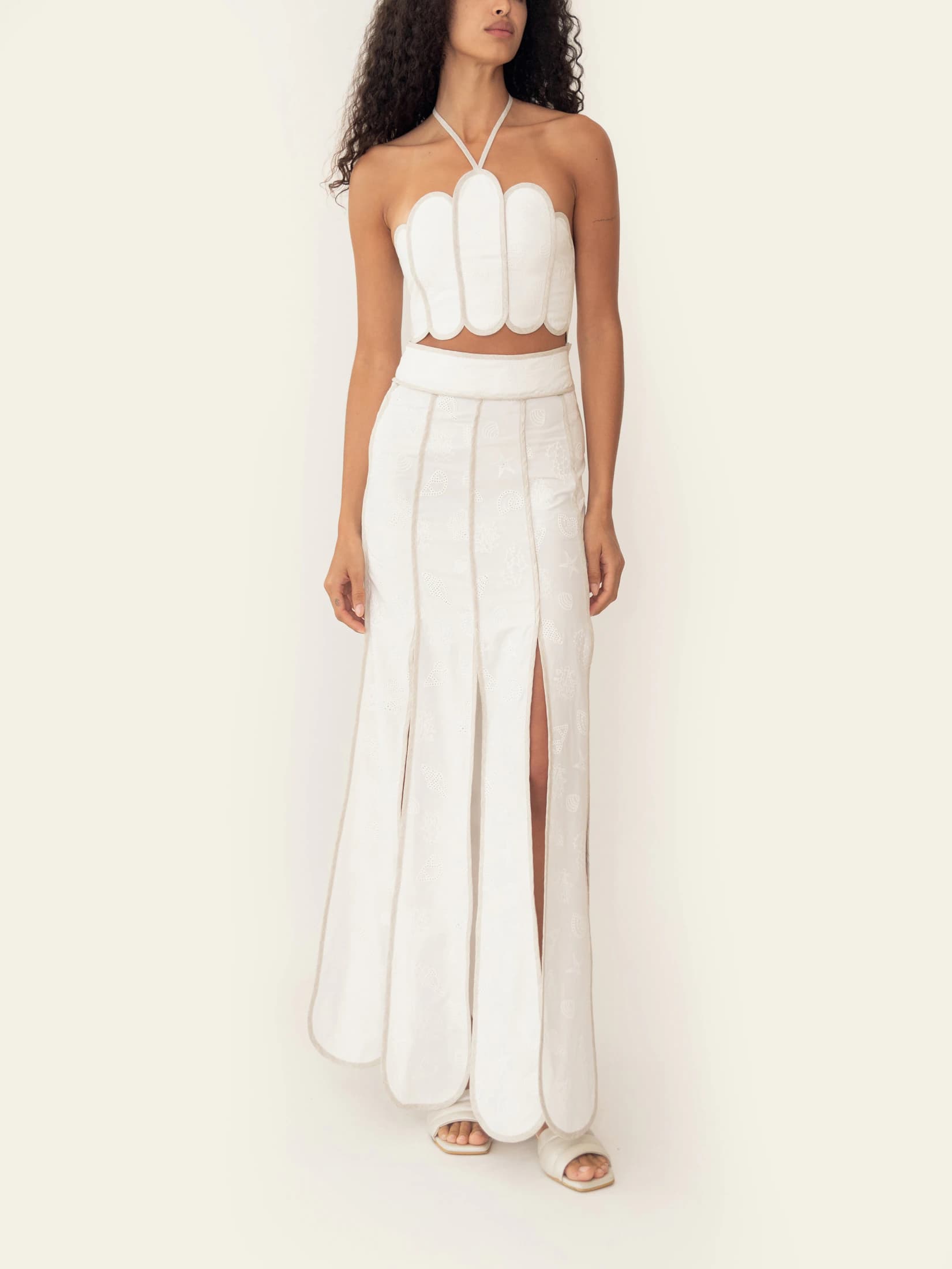 LENNY TOP IVORY SEASHELLS - imagen 3