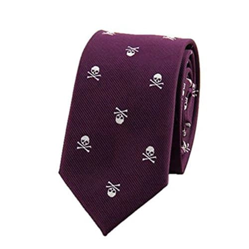 Corbata Violeta con Calaveras - imagen 1