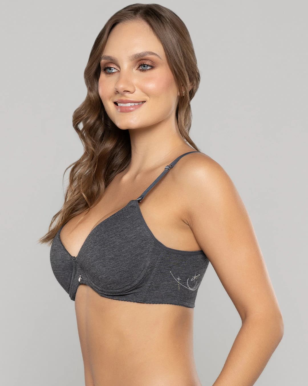 Brasier en algodón espalda estampada Ref. 418 - imagen 6