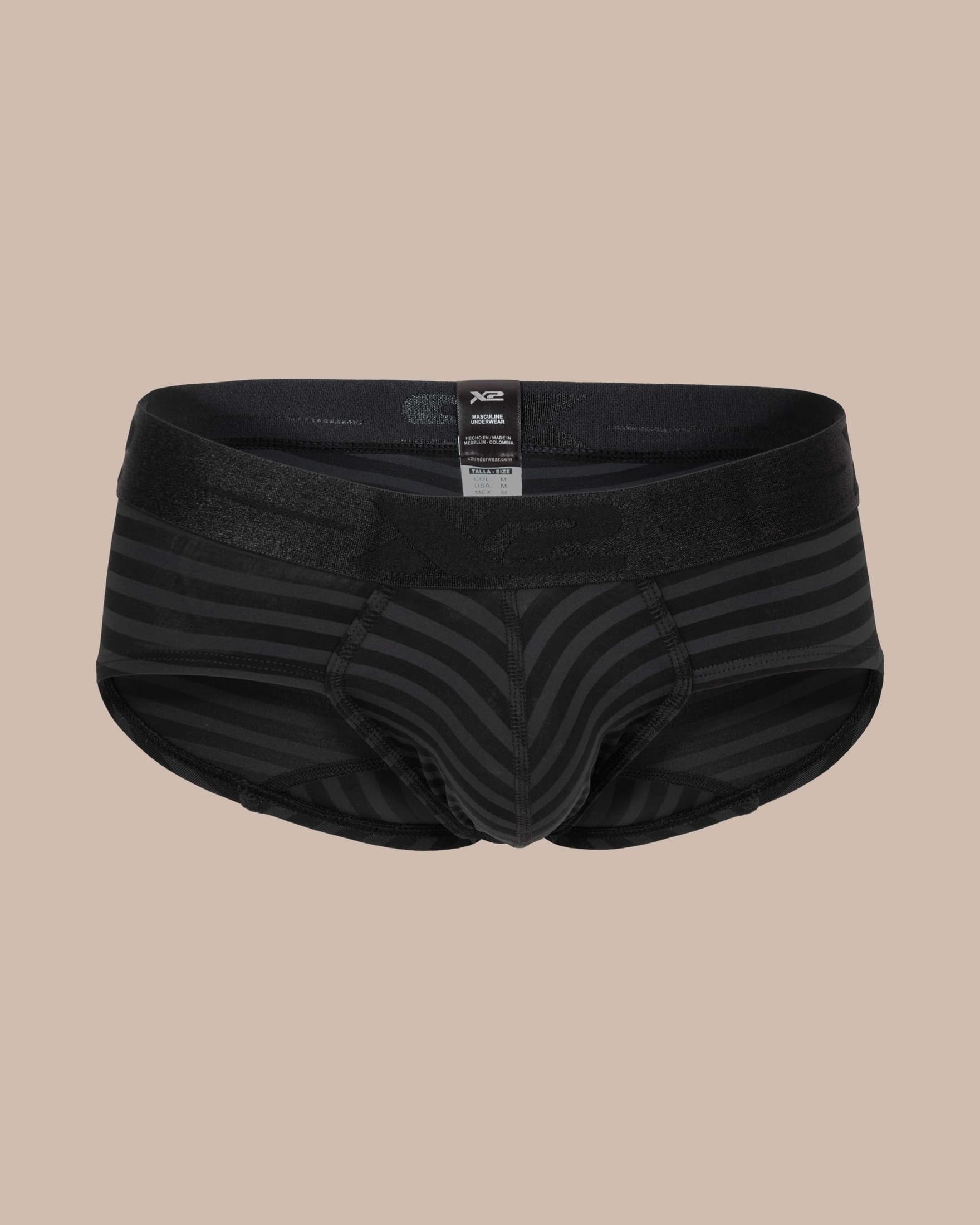 Brief Fratello Nylon Negro X2