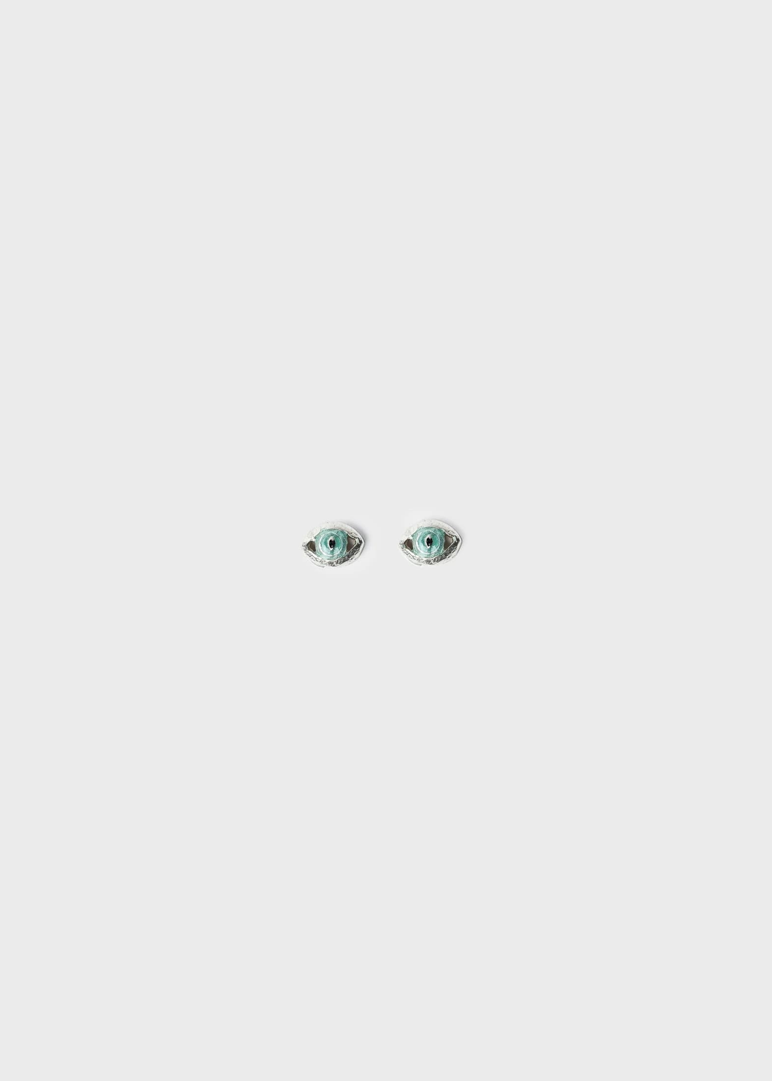 Aretes Cat Eye Micro Plata - imagen 1