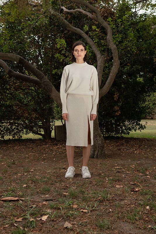 Recycled Wrap Skirt - imagen 1