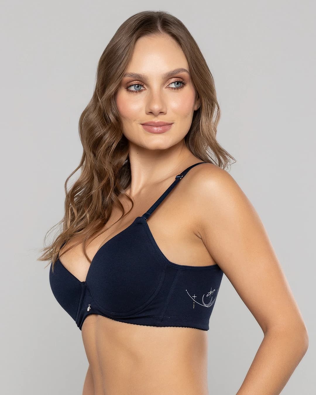 Brasier en algodón espalda estampada Ref. 418 - imagen 3