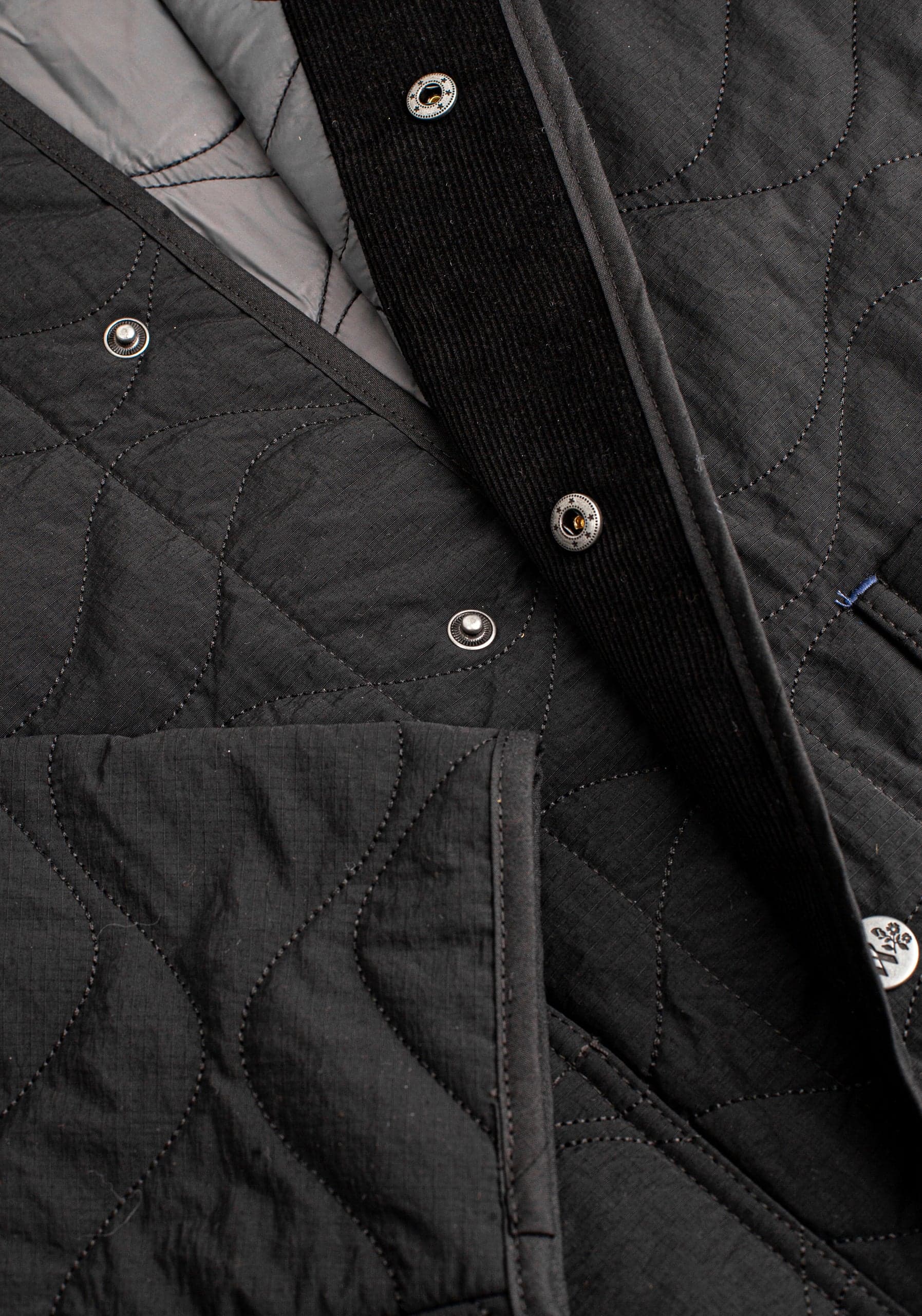Chaqueta U Kenji Quilted Negro - imagen 3