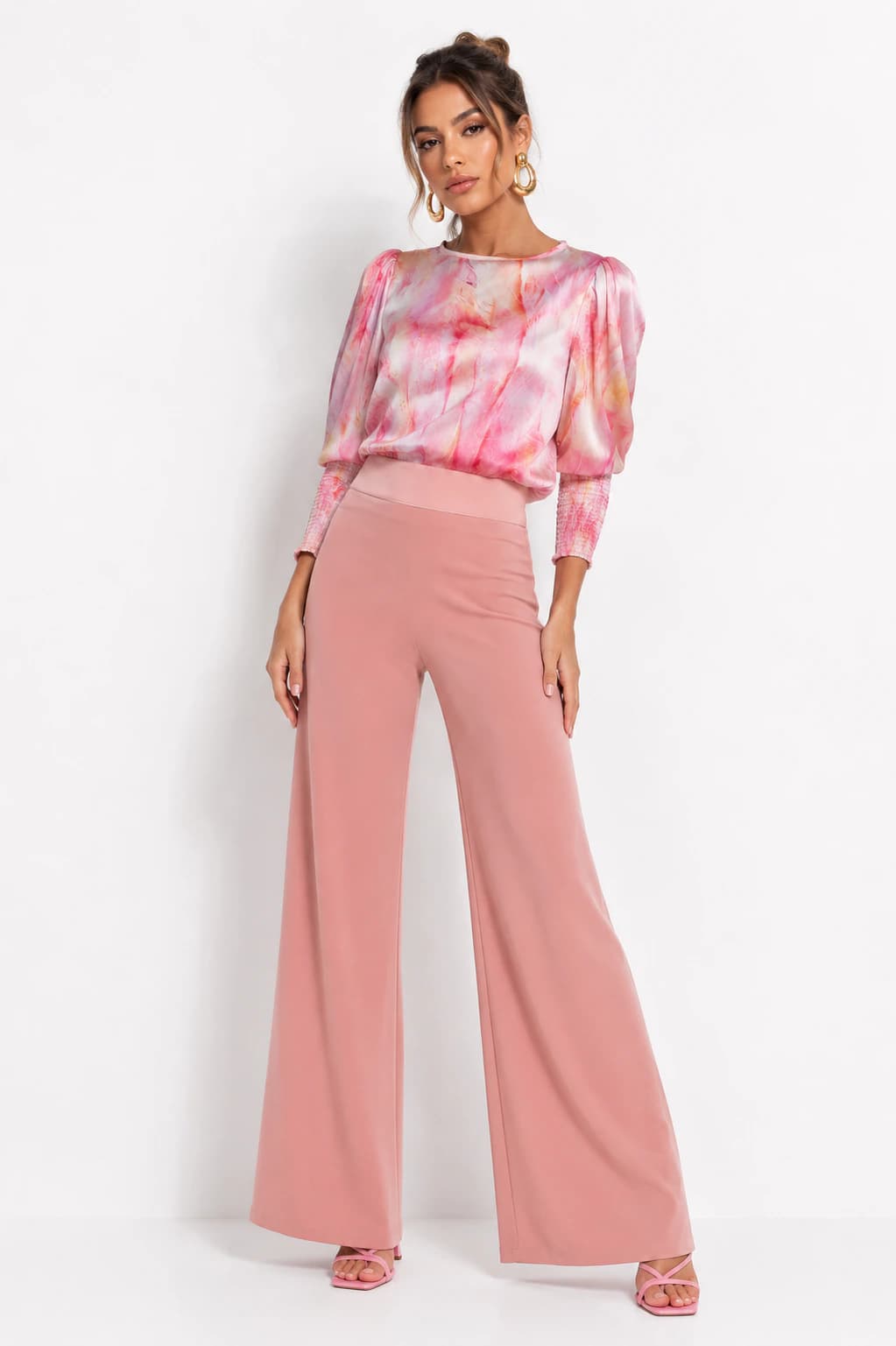Blusa Arkansas Plumas Salmon - imagen 5