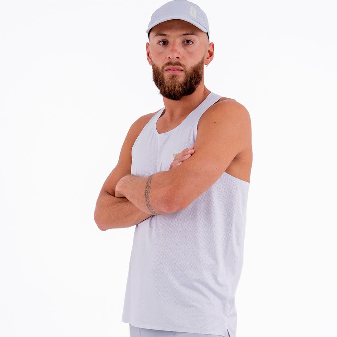 CAMISETA RUNNING MANGA SISA LEVIT GRIS CLARO PARA HOMBRE - imagen 3