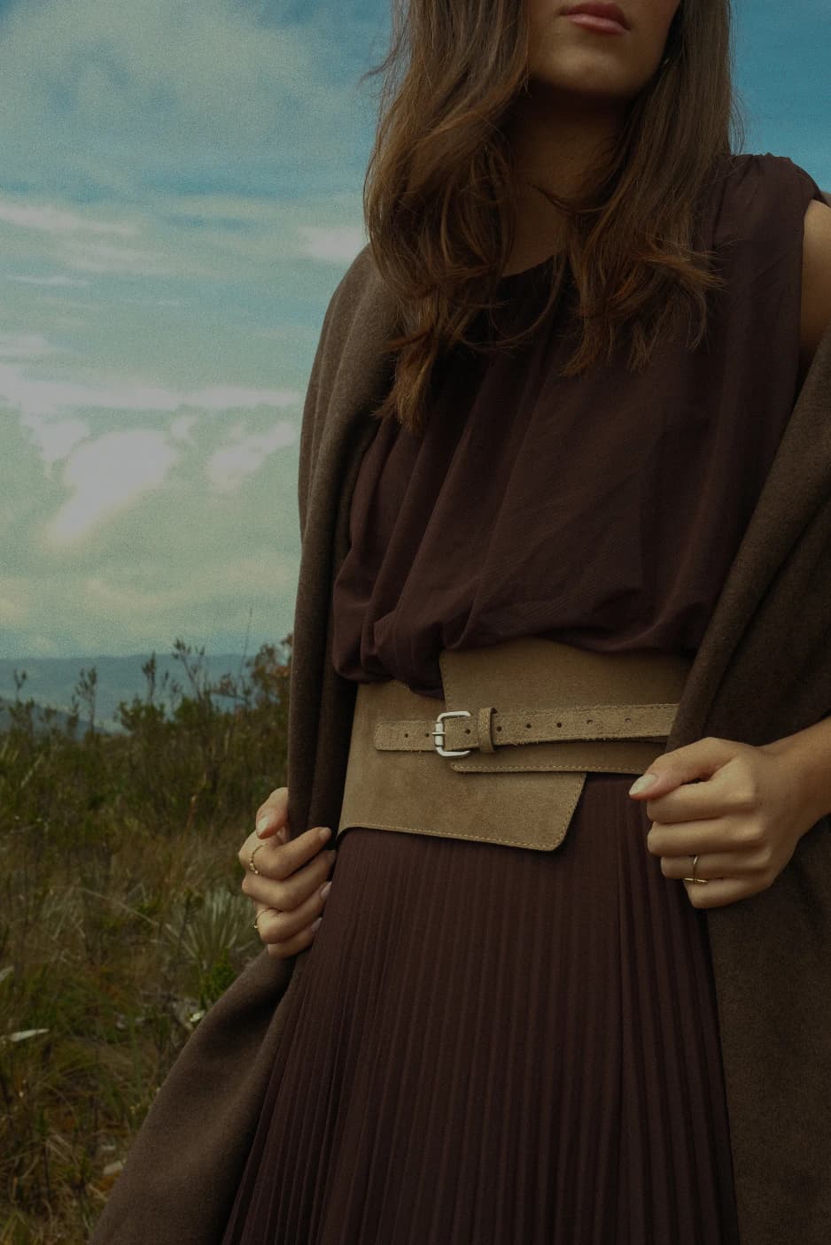 "EL RELATO" BELT ALMENDRA - imagen 4
