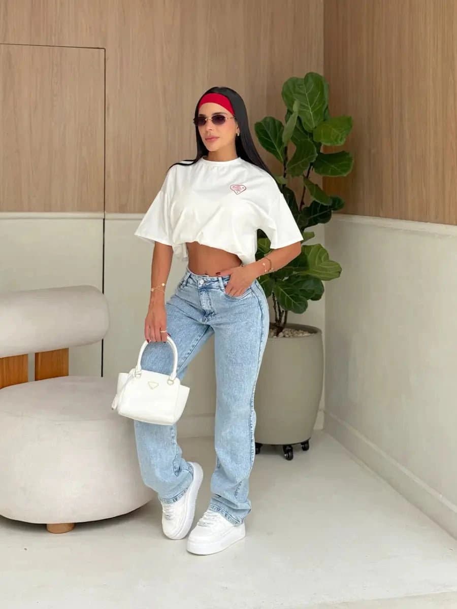 Camiseta oversized More (crudo - rojo ) - imagen 2