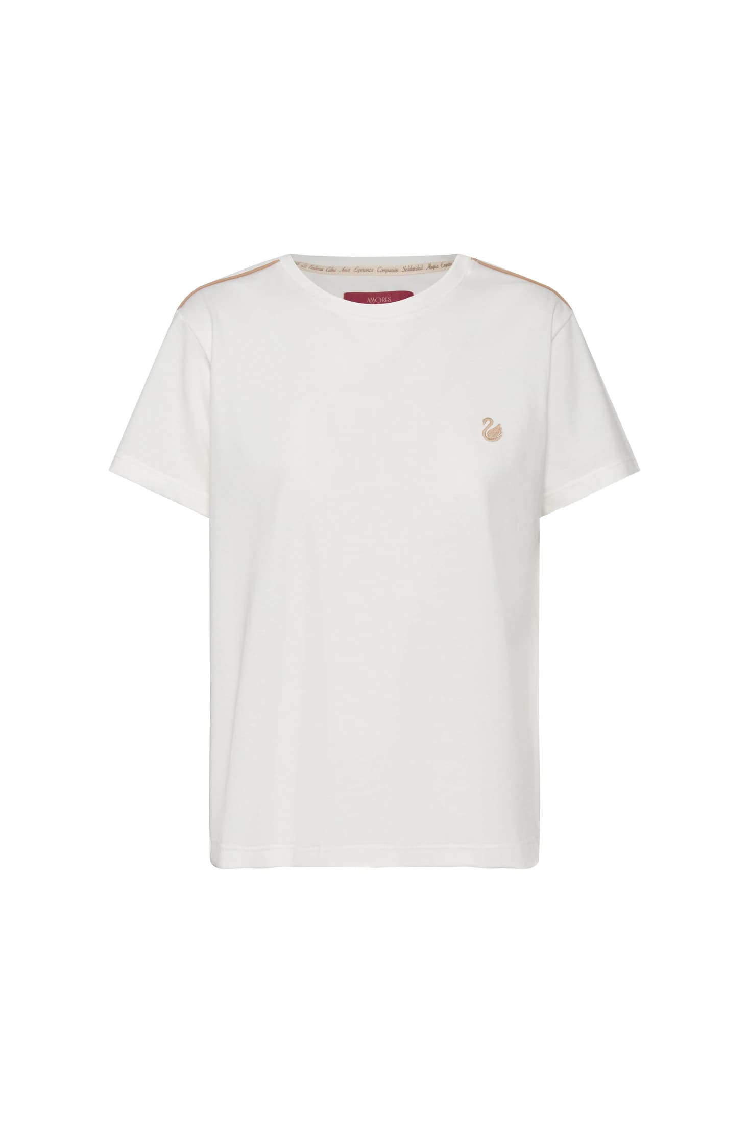 T-SHIRT MINT IVORY/BEIGE