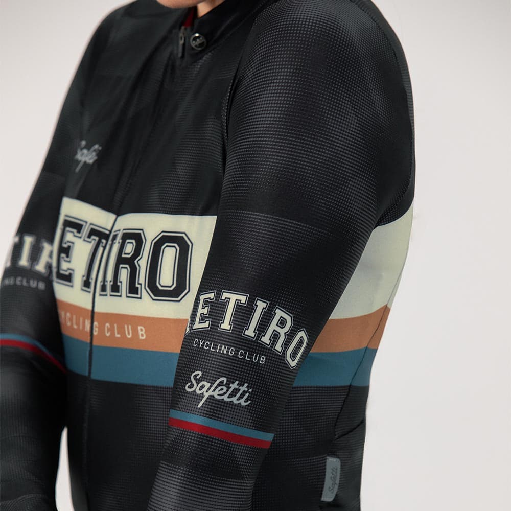 CAMISA CICLISMO MANGA LARGA RETIRO 2025 BLACK PARA MUJER - imagen 4