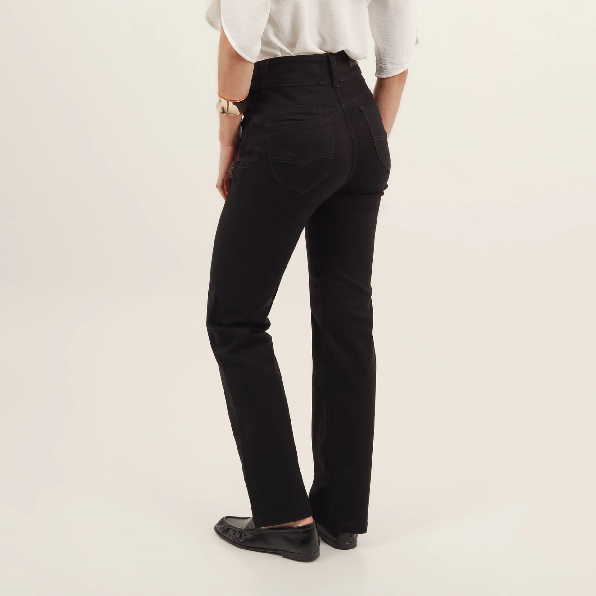 Jean Wonder Tiro Medio Bota Recta - imagen 4