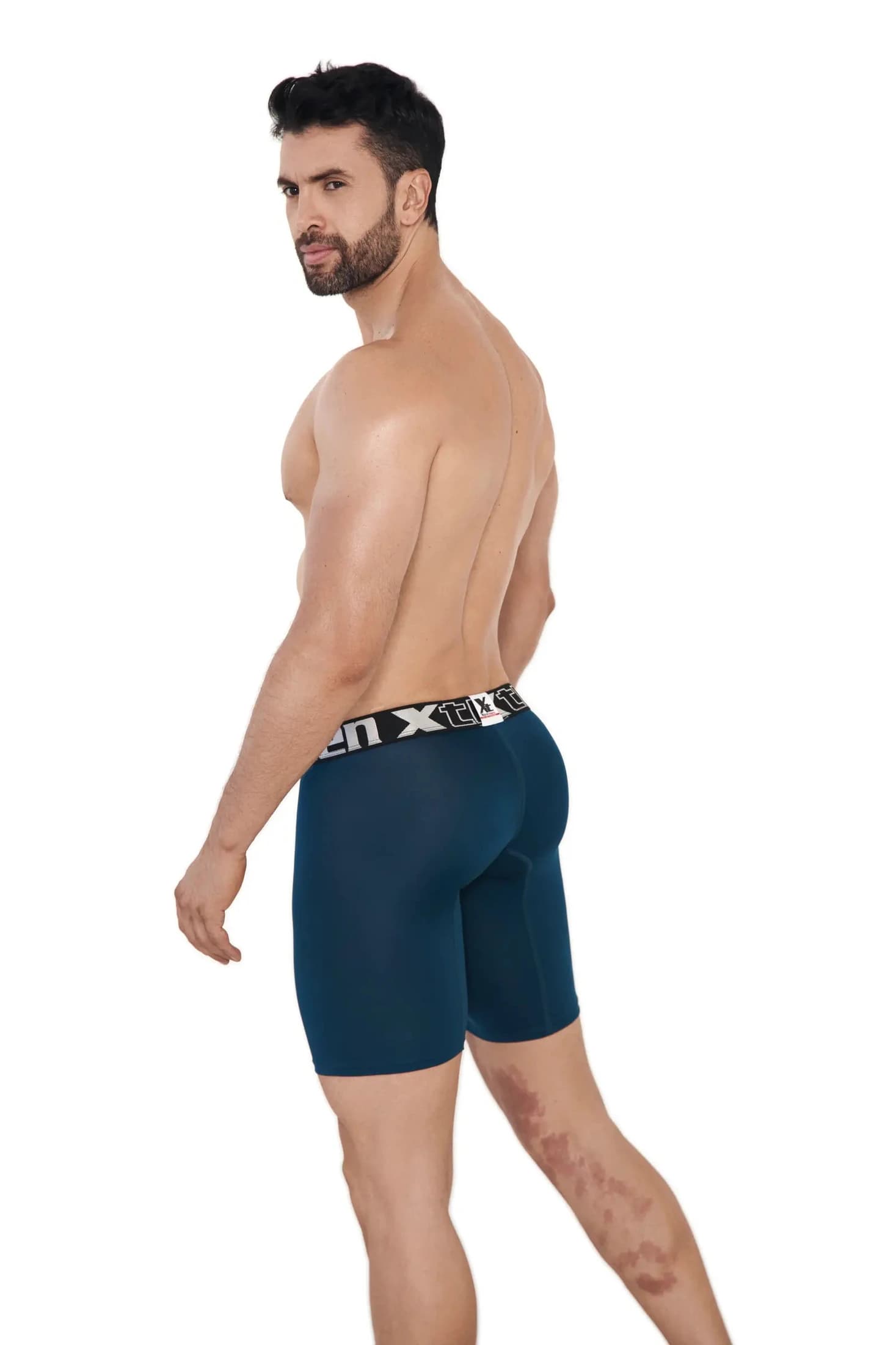 BOXER DEPORTIVO MICROFIBRA FONDO ENTERO PETROLEO - imagen 3